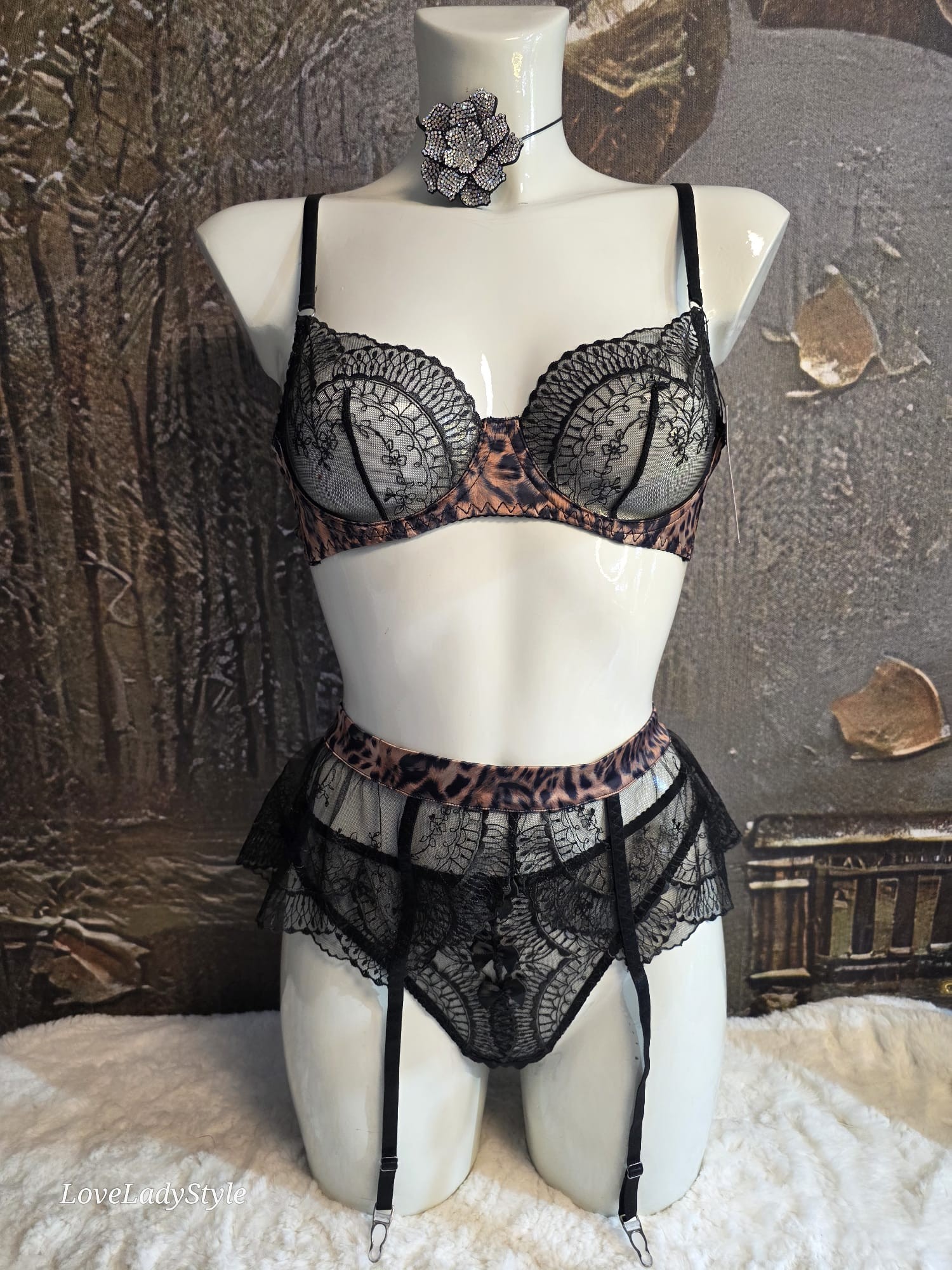 Wild Noir Jartiyer Set   -İLOVE4360