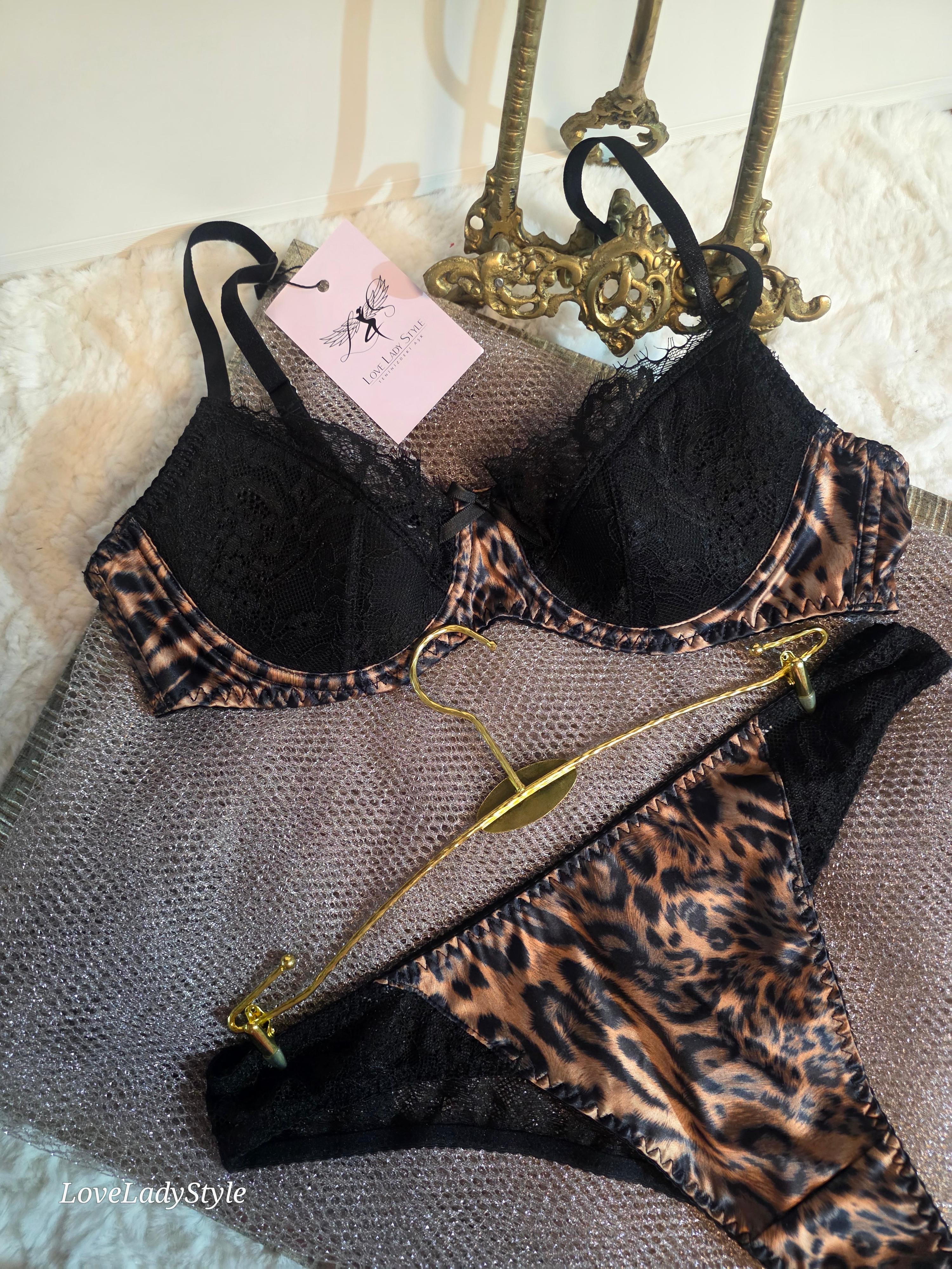 Vixen Leopar Dantelli İç Giyim Takımı 
