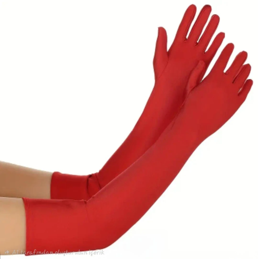 Scarlet Saten Micro Eldiven