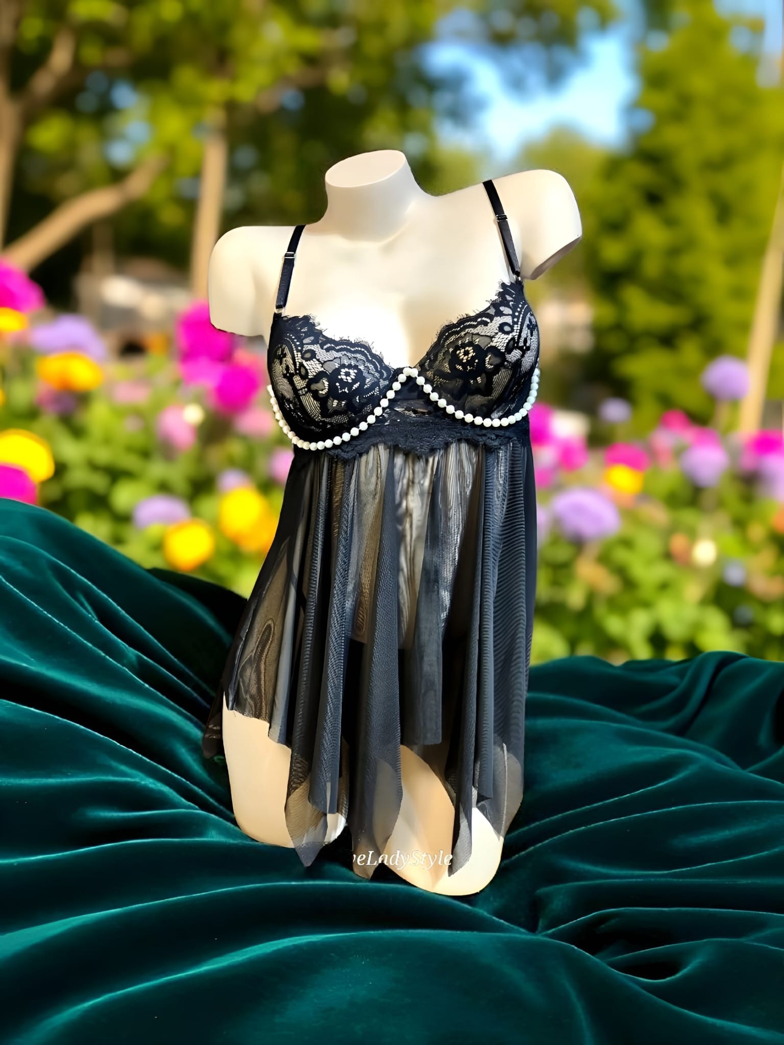 PearlDream Babydoll Gecelik - Zarif ve Seksi Tasarım