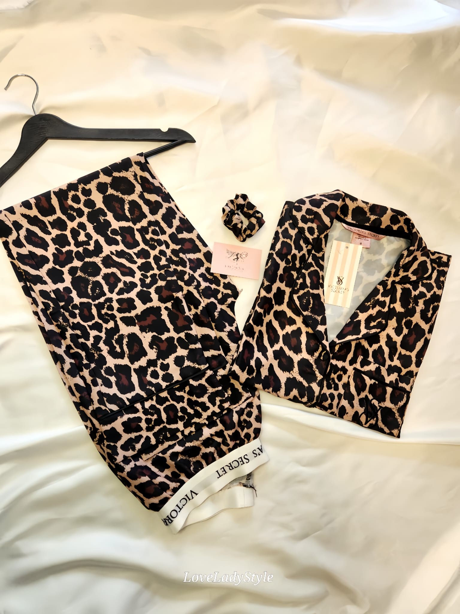 Love Vs Leopar Pamuklu Pijama Takımı - (LOVEPJ1015)