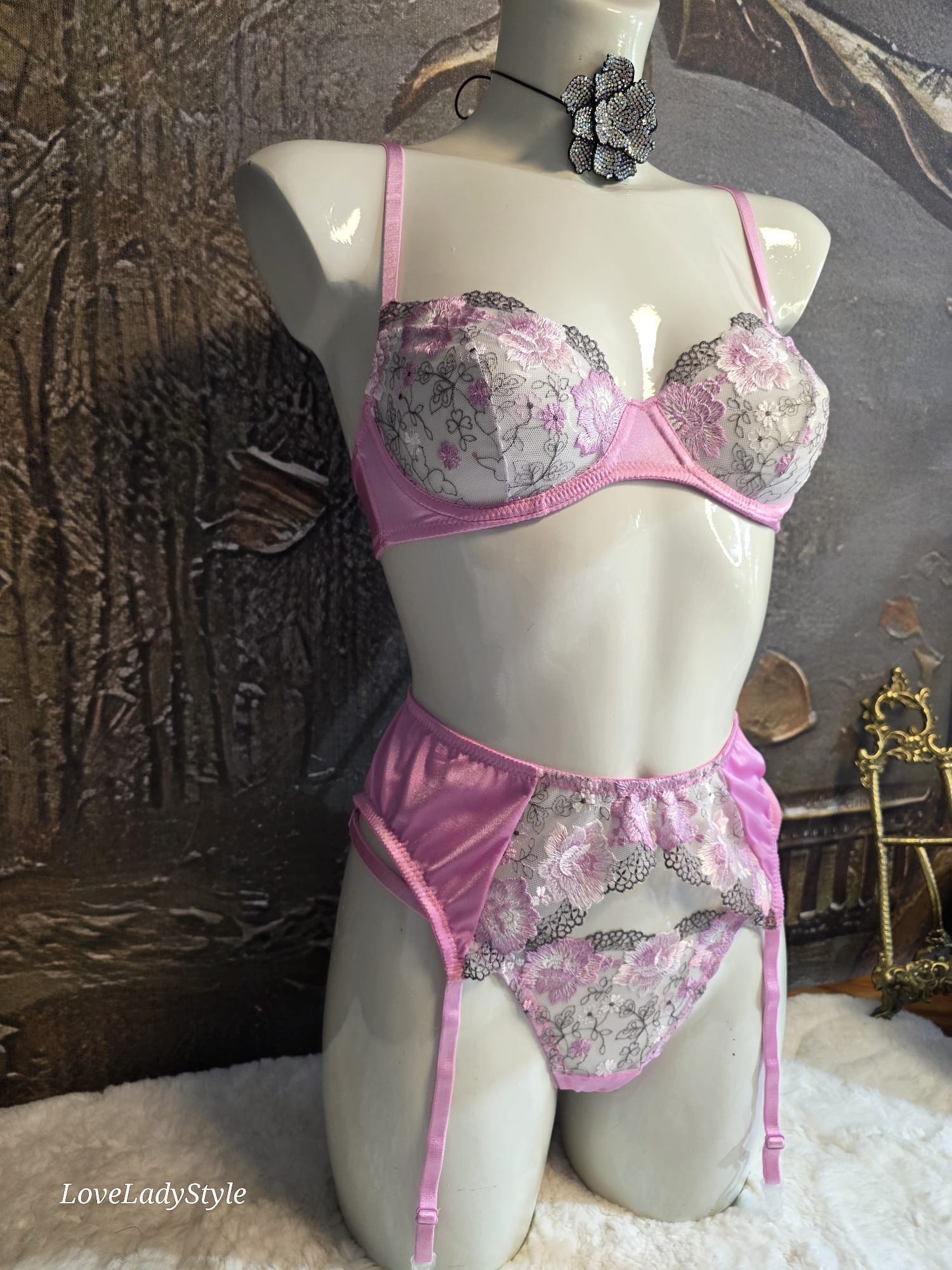 Flora Belle Jartiyerli Lüx Takım  - PR4010P