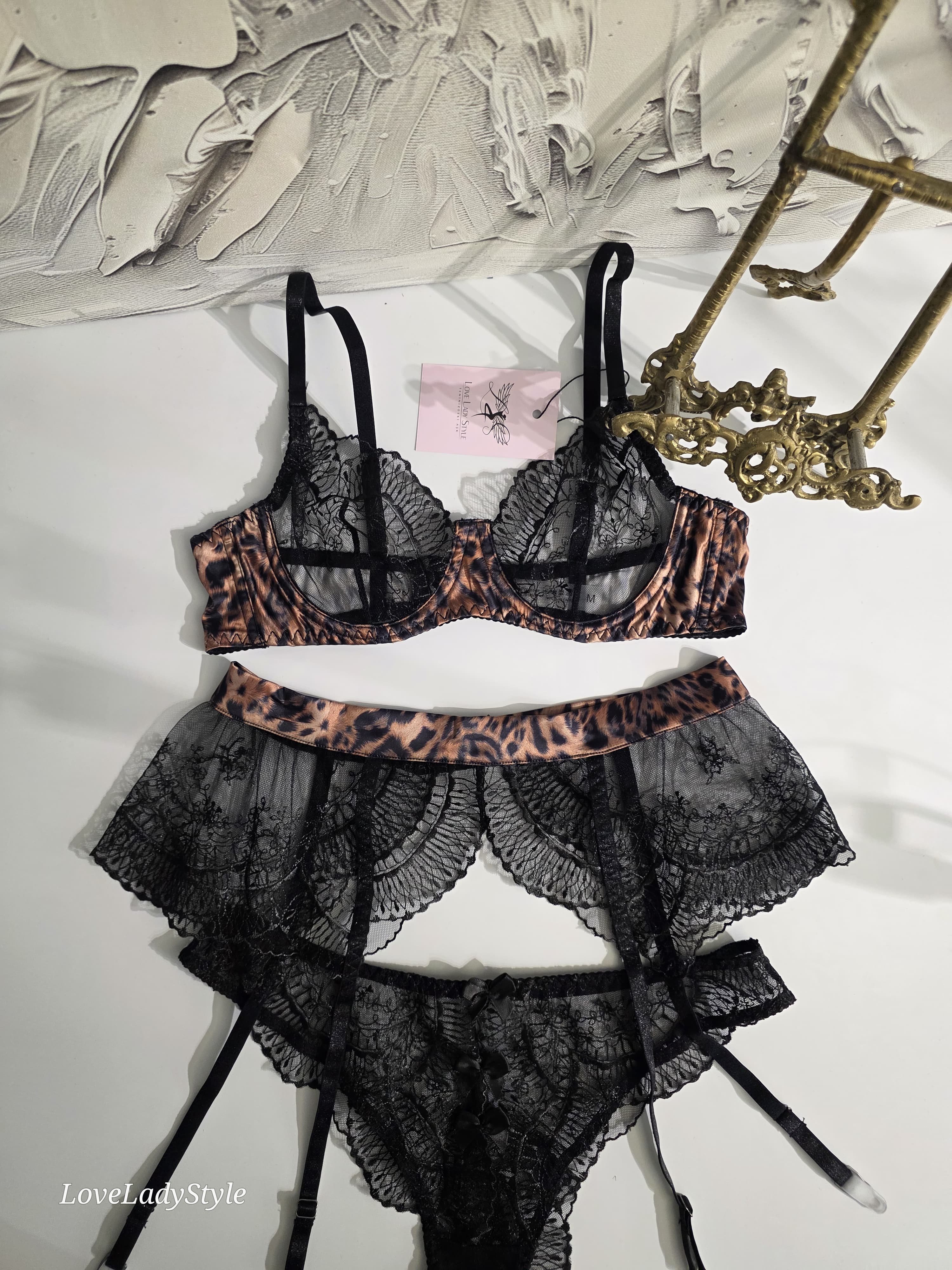 Wild Noir Jartiyer Set   -İLOVE4360