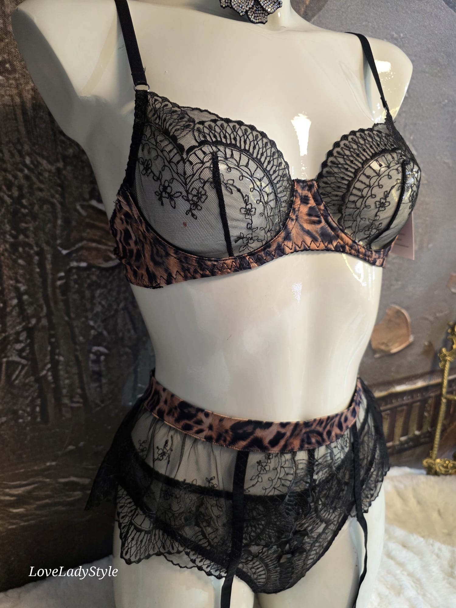 Wild Noir Jartiyer Set   -İLOVE4360