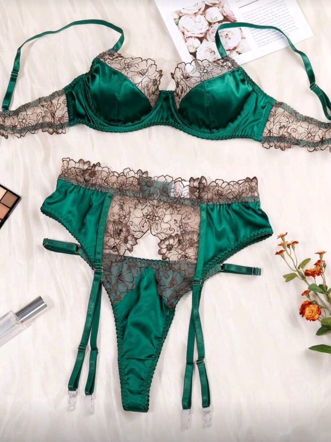 Emerald Bloom Jartiyer Seti