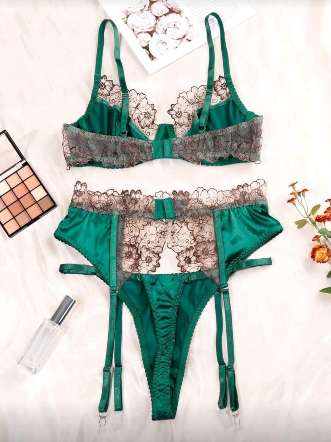 Emerald Bloom Jartiyer Seti