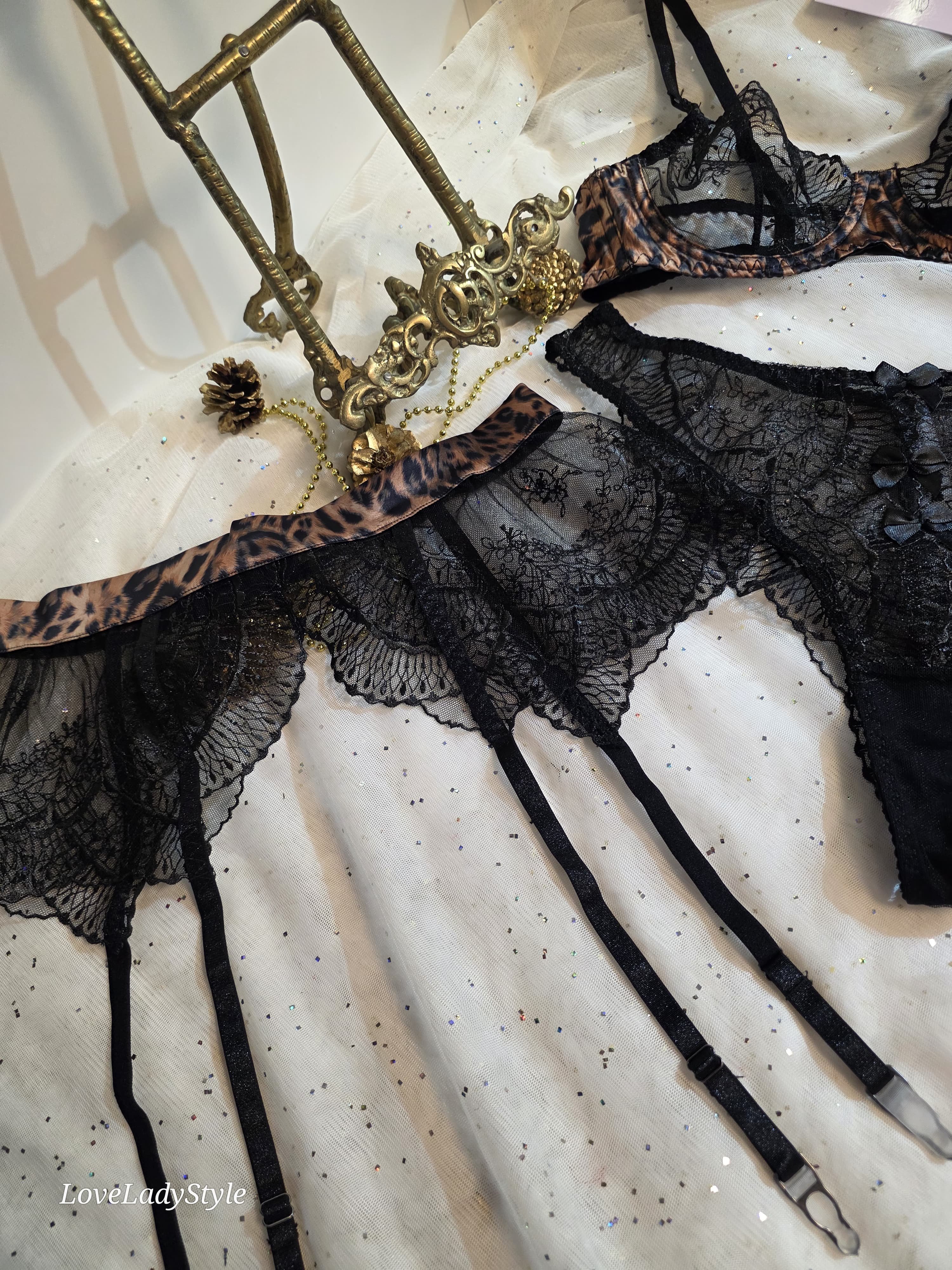 Wild Noir Jartiyer Set   -İLOVE4360