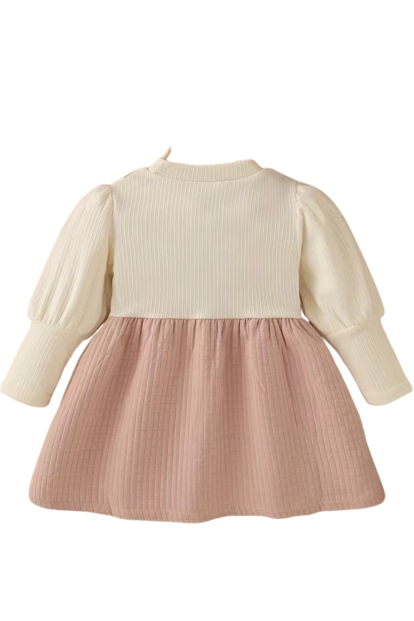 Tatlı ve Sevimli Uzun Kollu Tavşan Elbise