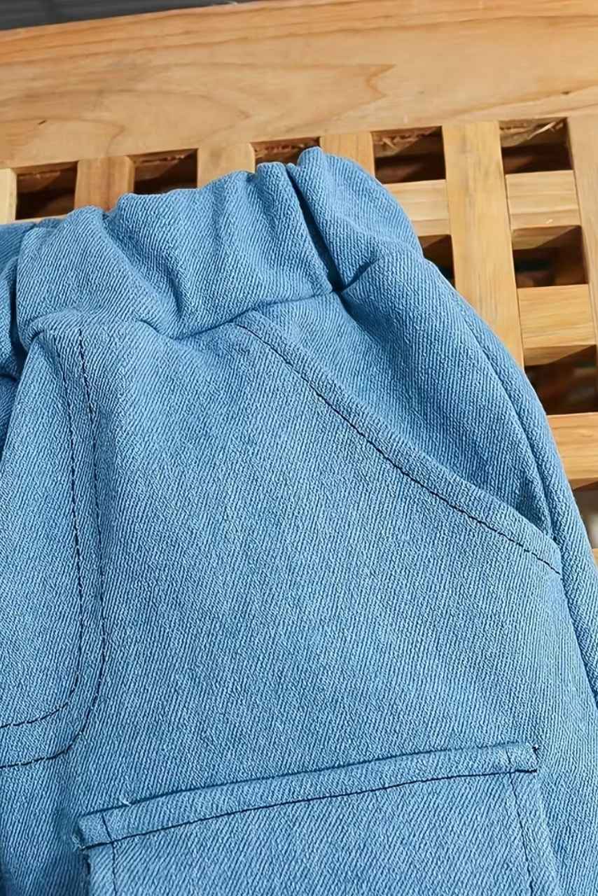 Uzun Kollu Sweatshirt ve Denim Pantolon İkili Takım