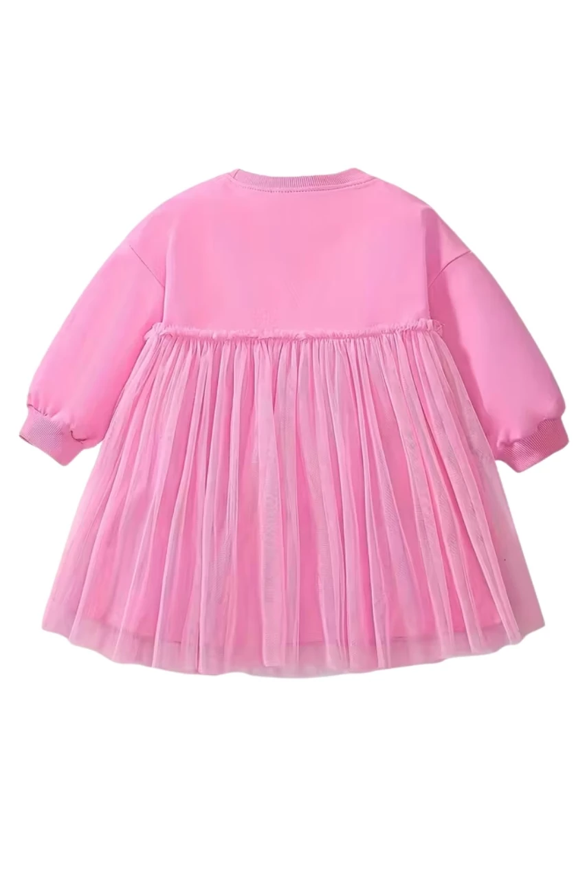 Fırfır Kol Prenses Elbise