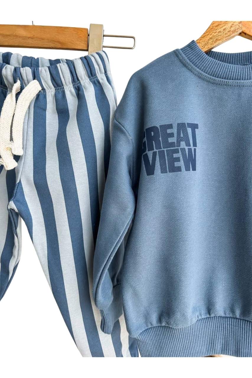 Great View Baskılı İkili Takım