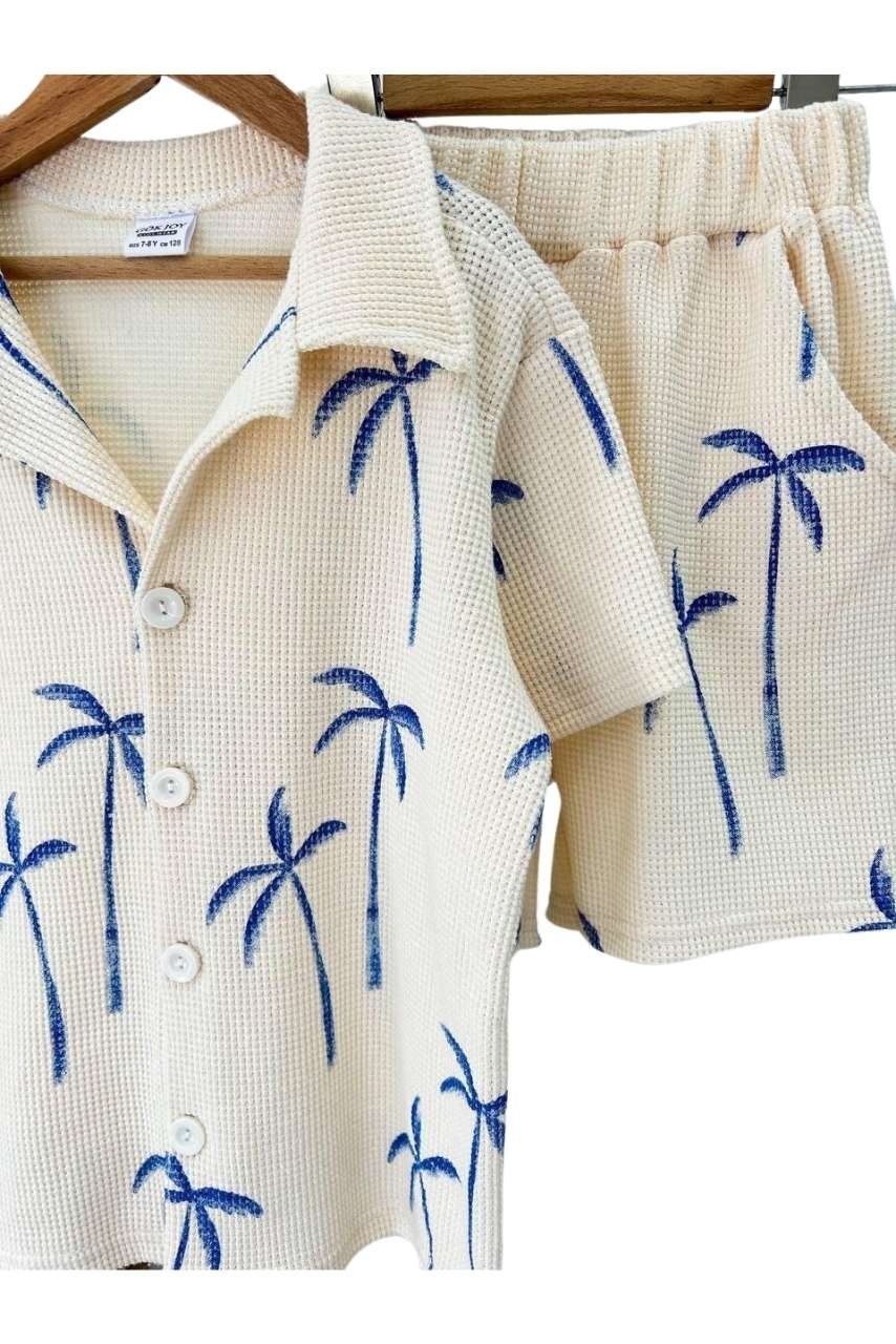 Palm Şort Tişört İkili Takım