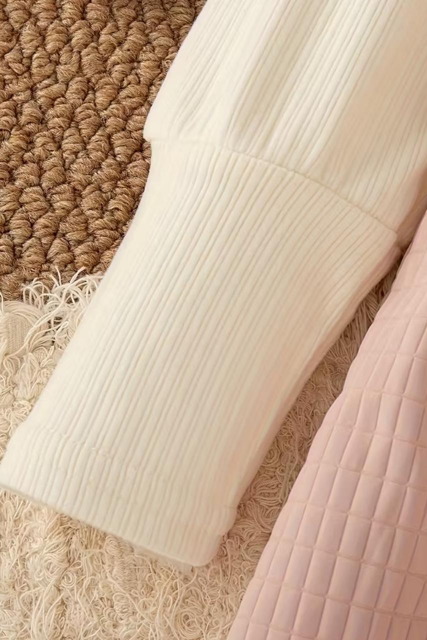 Tatlı ve Sevimli Uzun Kollu Tavşan Elbise