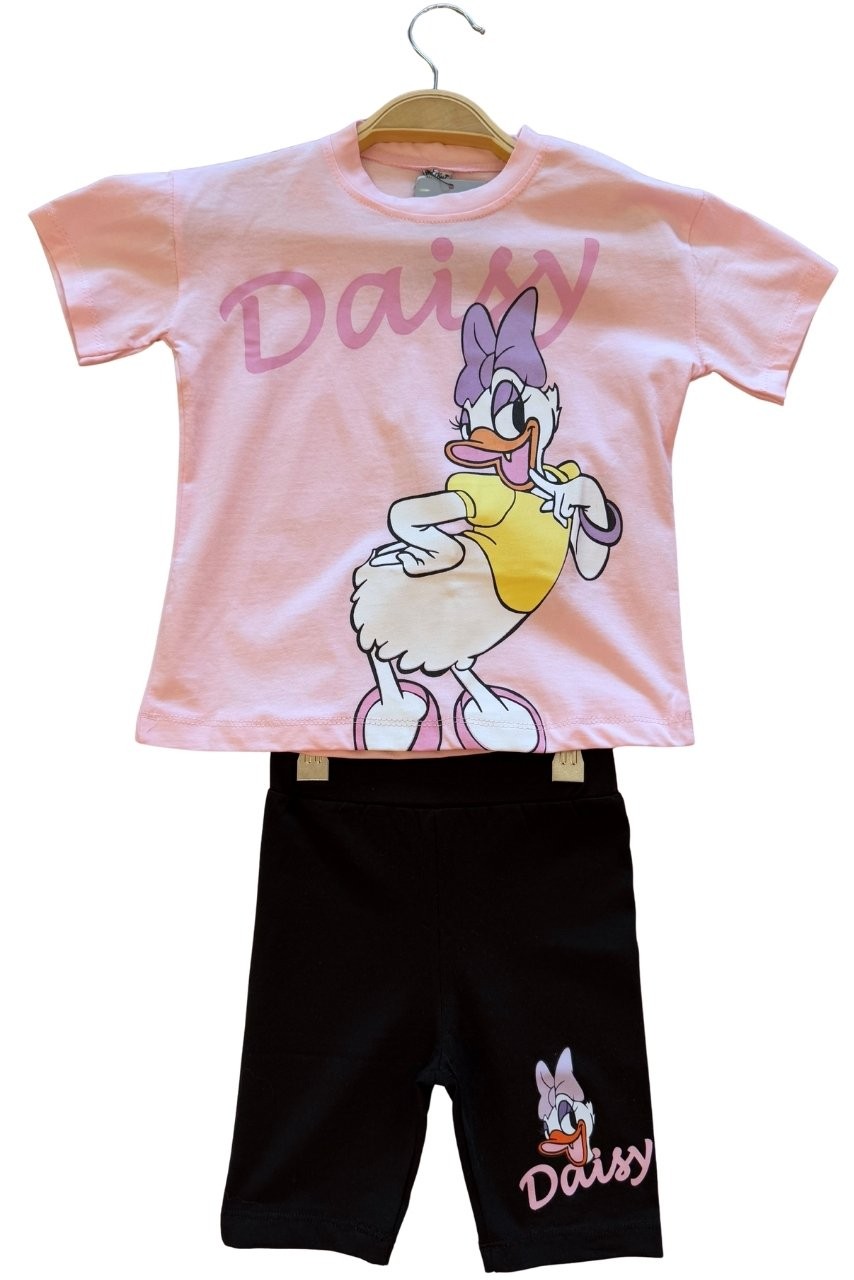 Duck Baskılı Tayt Tişört Takım