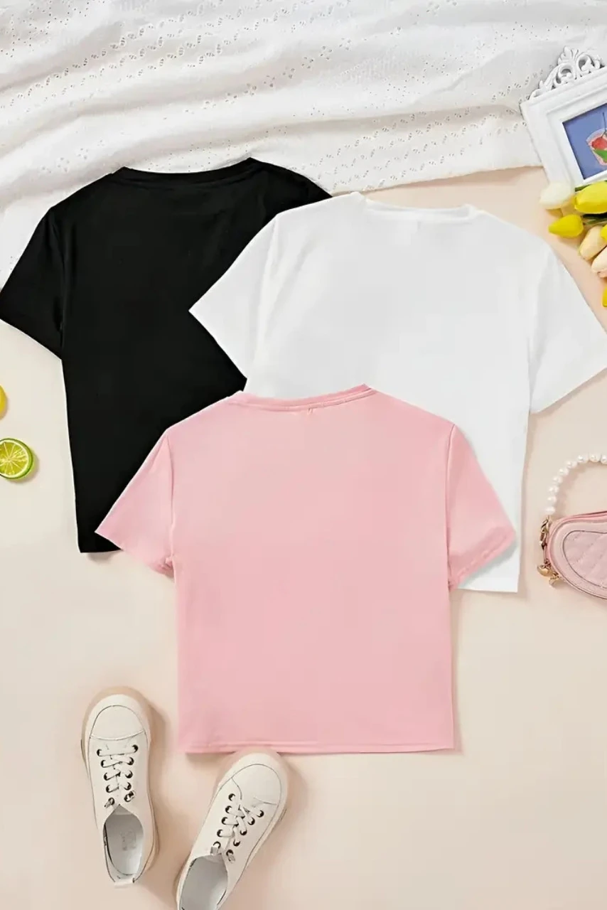 Sevimli Ayı Desenli Tişört