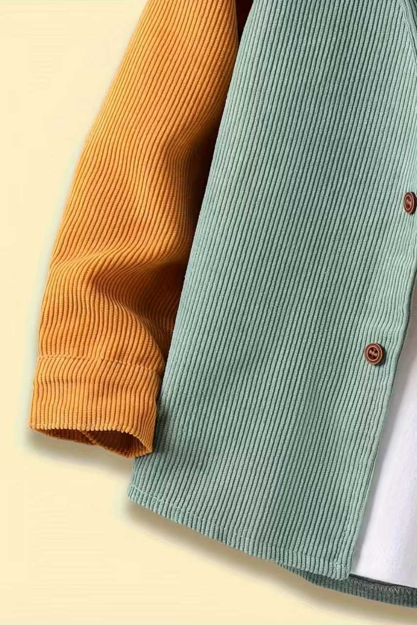  Kadife Kapüşonlu Ceket Renkli