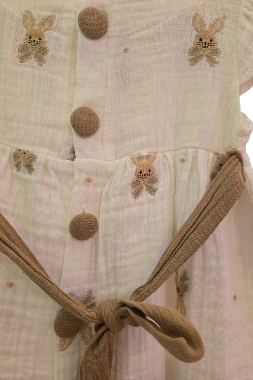 Tavşan Desenli Elbise