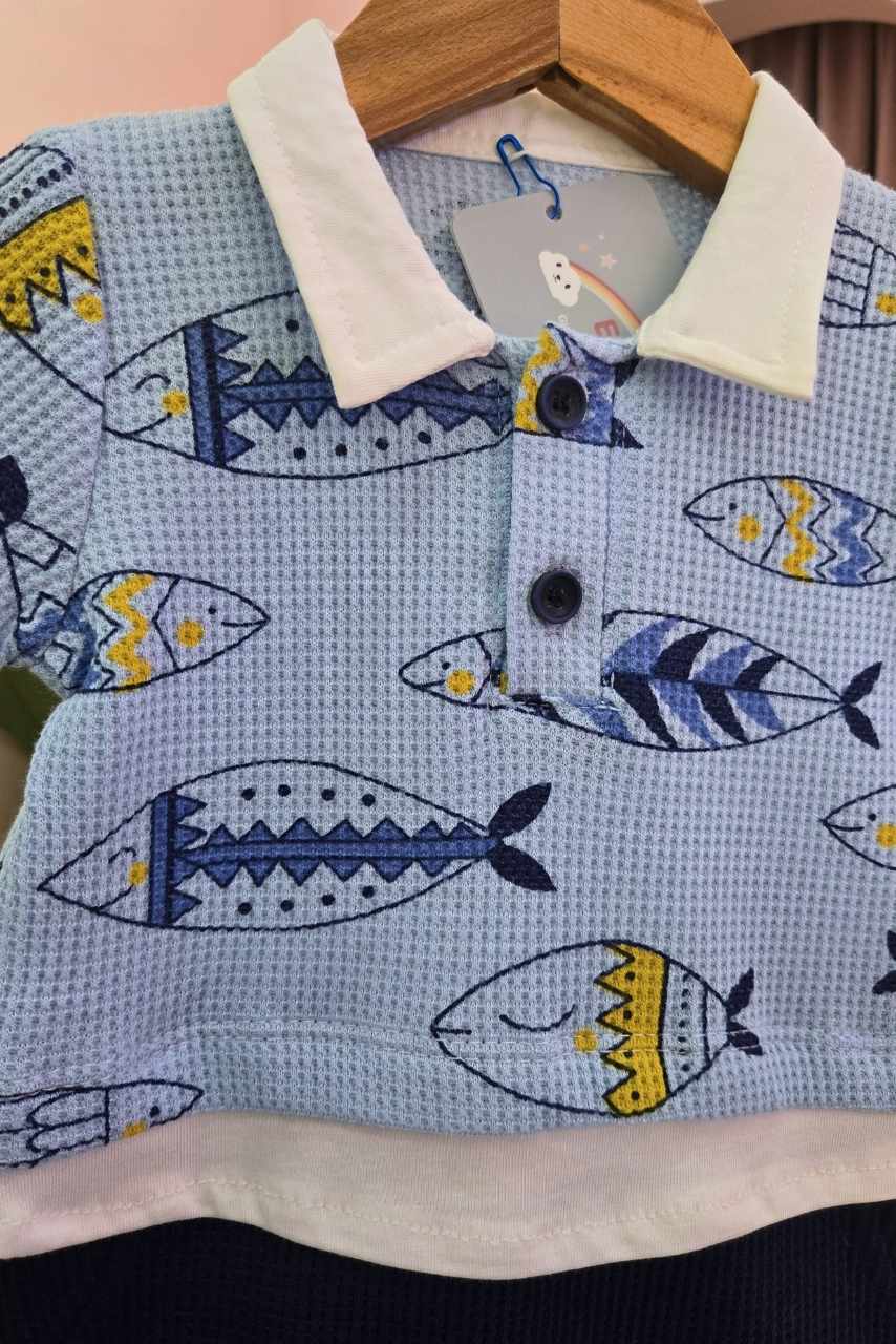 Balık Desenli Takım