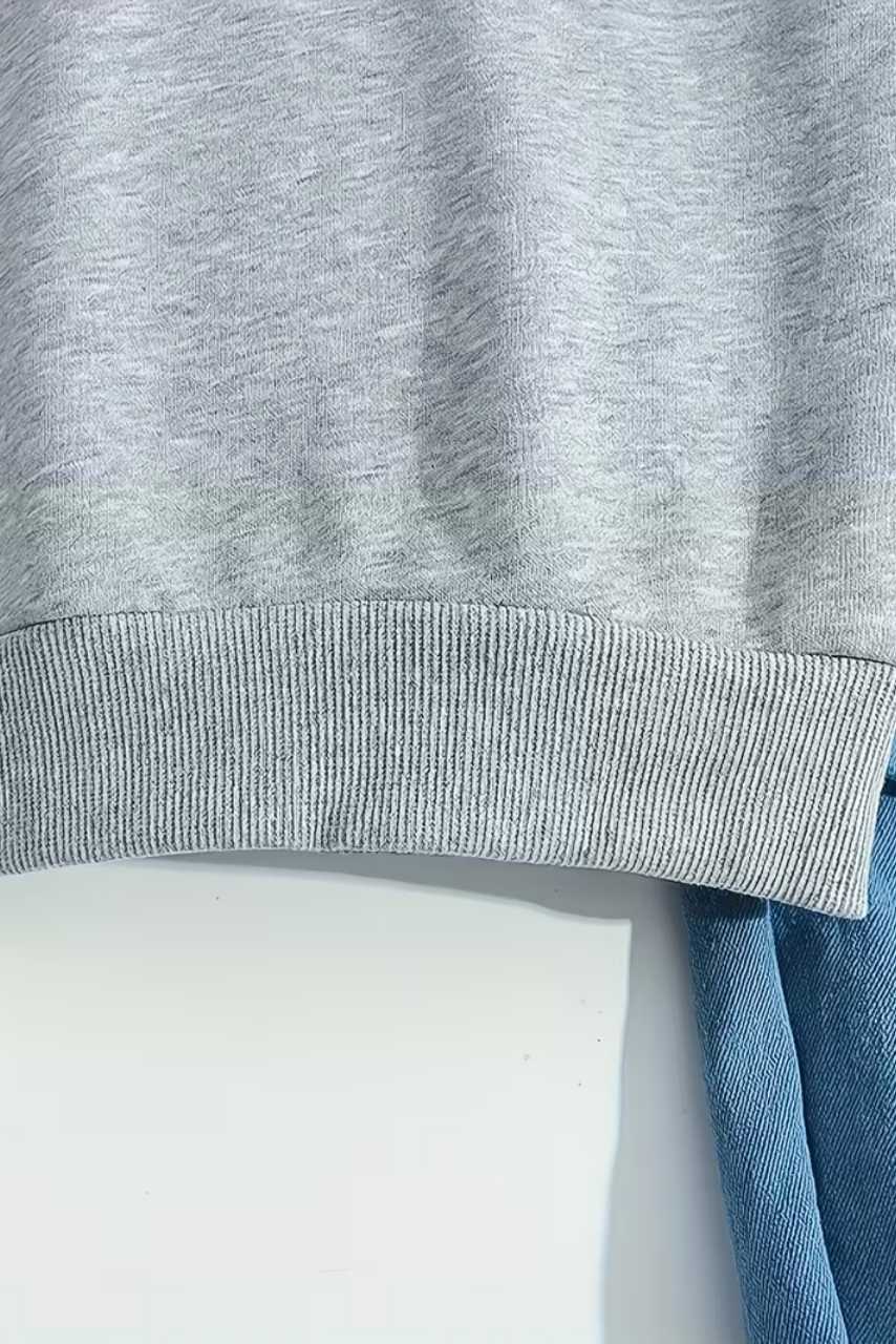 Uzun Kollu Sweatshirt ve Denim Pantolon İkili Takım