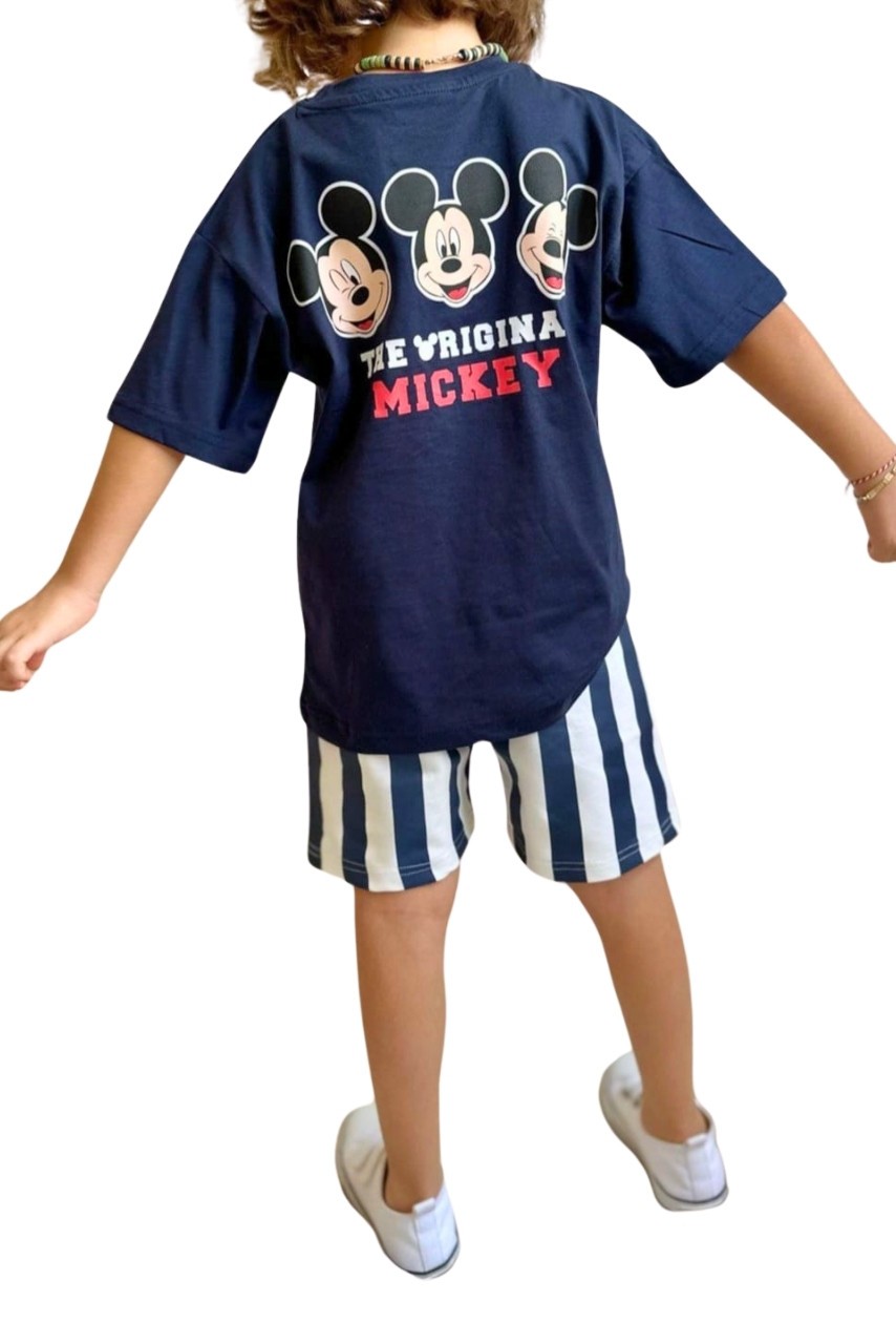 Mickey Mouse Çift Taraf Baskılı İkili Takım