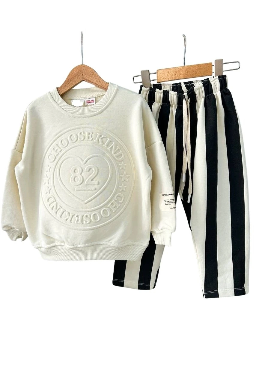 Kind Baskılı İkili Takım