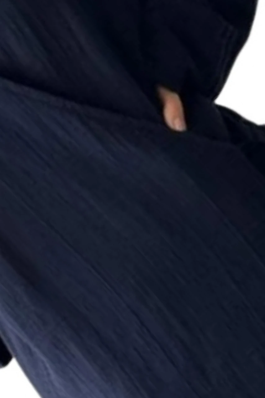 Yandan Bağlamalı İnce Hırka Lacivert