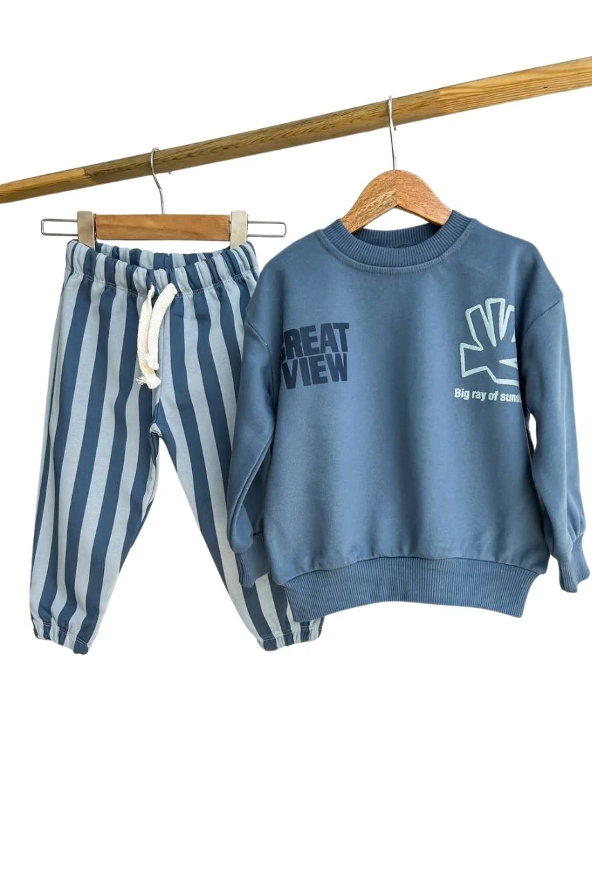 Great View Baskılı İkili Takım