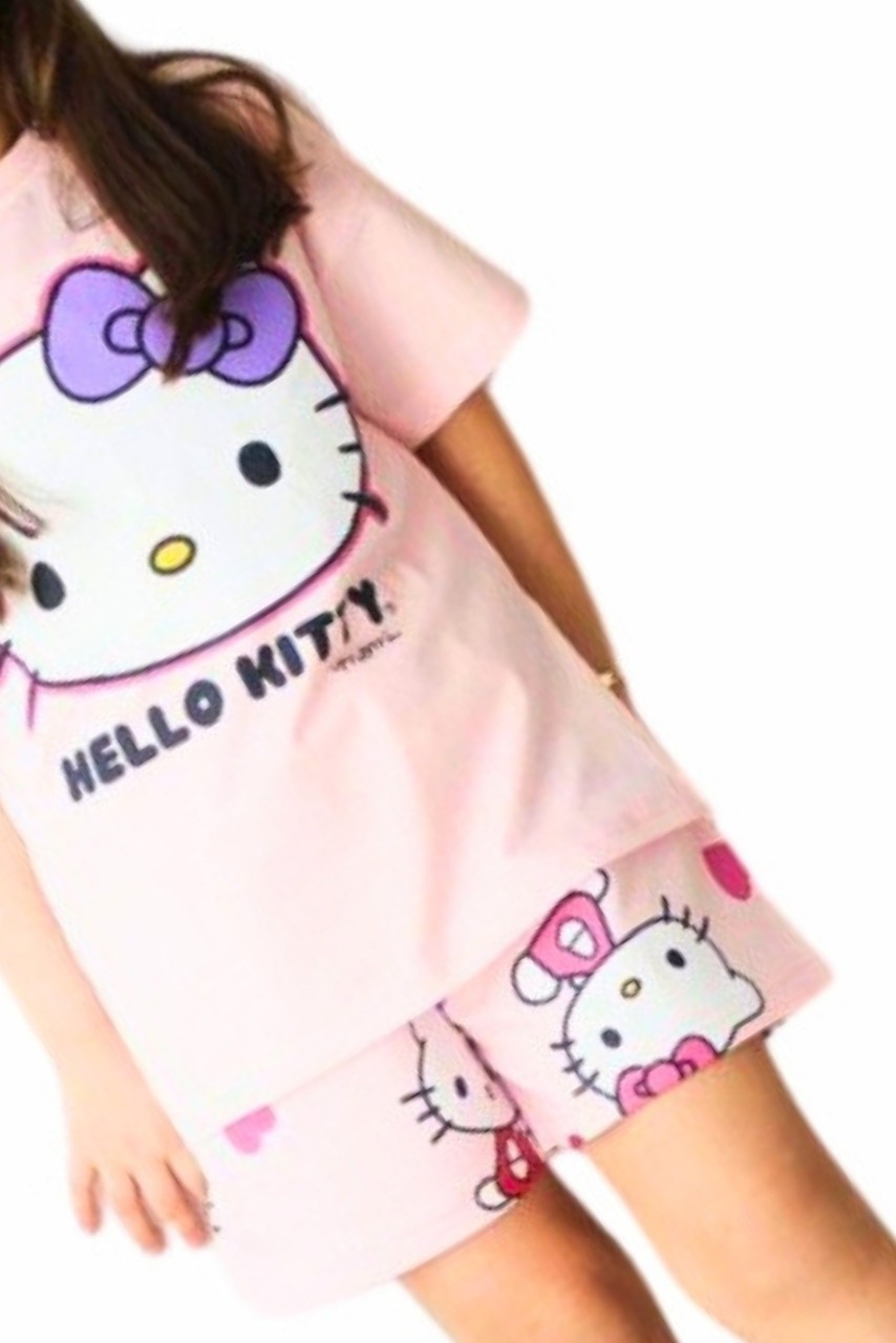 Hello Kity Desenli İkili Takım