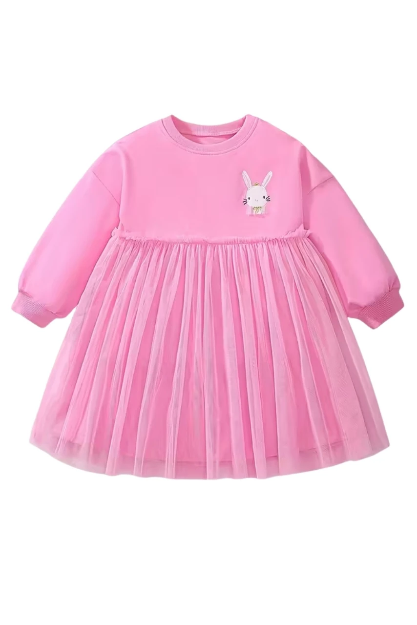 Fırfır Kol Prenses Elbise