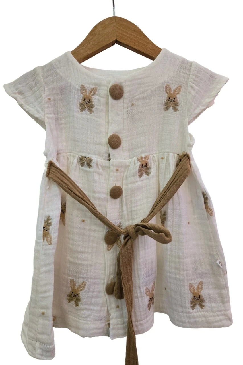 Tavşan Desenli Elbise