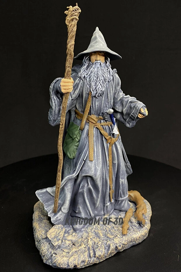 Gandalf Figür, Yüzüklerin Efendisi Gandalf Heykel, Gri Gandalf Figür Hediye