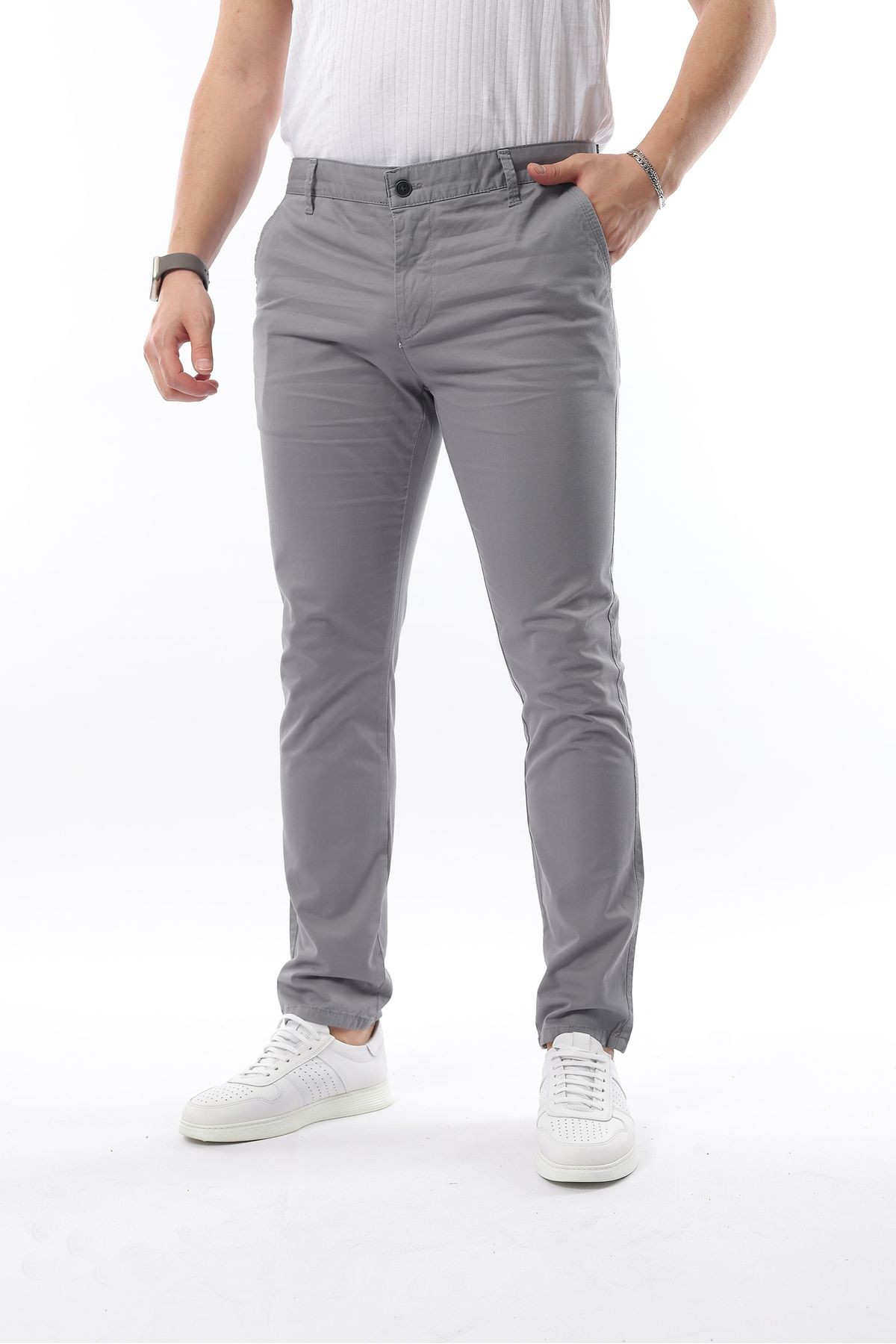 Erkek Casual Chino Pantolon - Şık ve Rahat