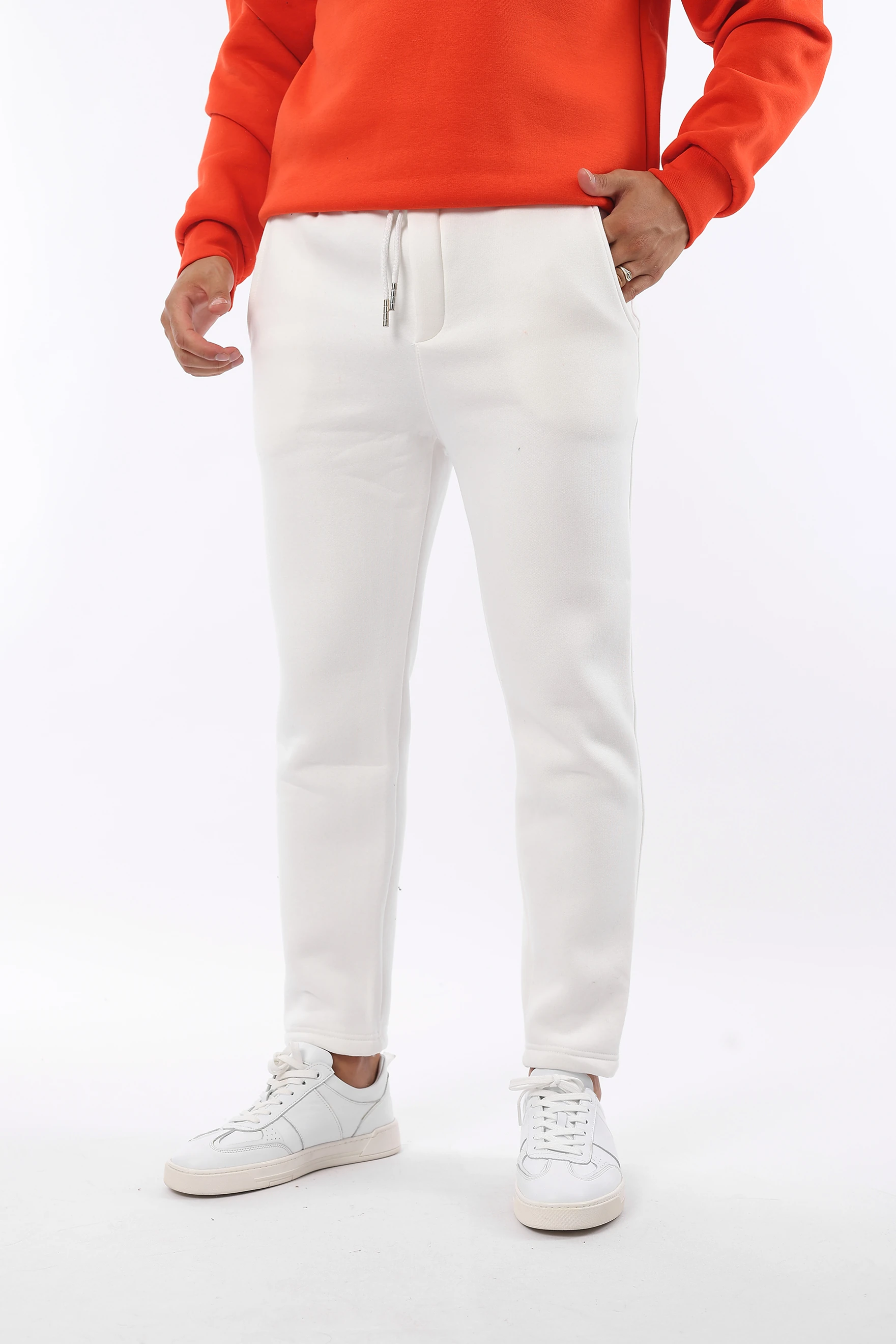 Erkek Rahat Kesim 3 İplik Şardonlu Pamuklu Yumuşak Slim Eşofman Altı 1005