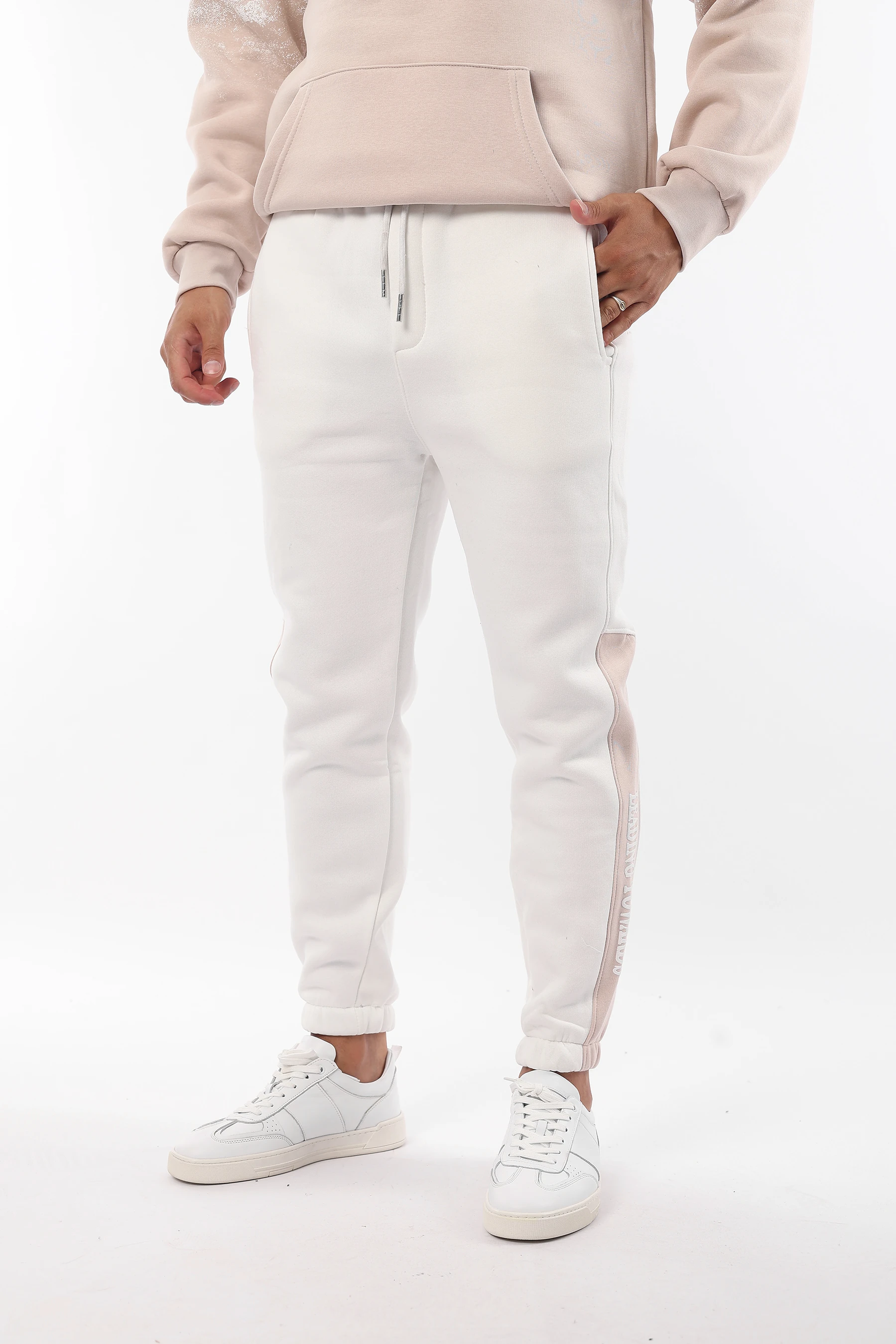 Erkek Standart Fit Normal Kesim 3 İplik Şardonlu Cepli Rahat Pamuklu Lastikli Jogger Eşofman Altı 1003