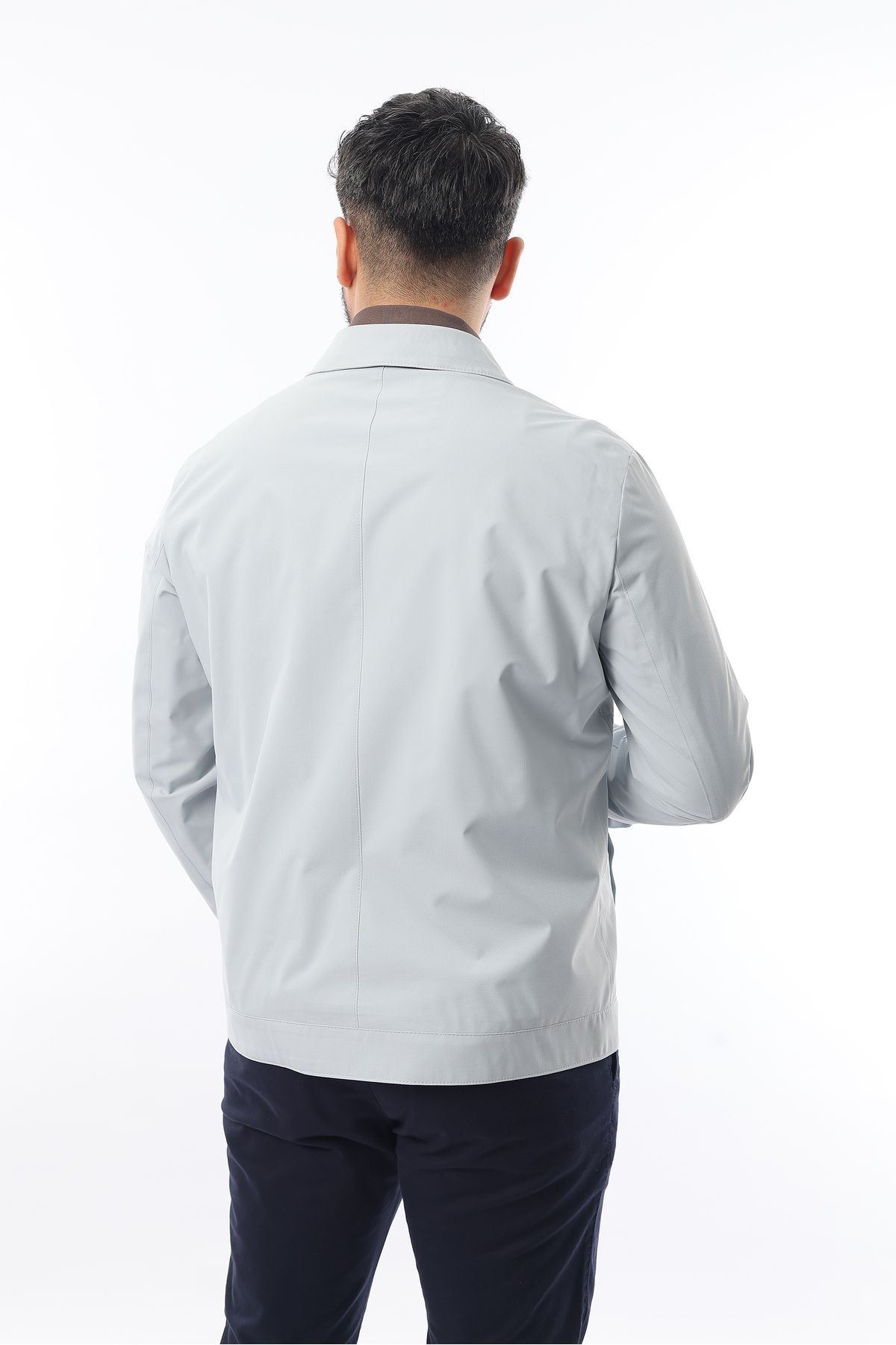 Erkek Mevsimlik Rüzgar Geçirmez Slim Fit Şık Spor Ceket
