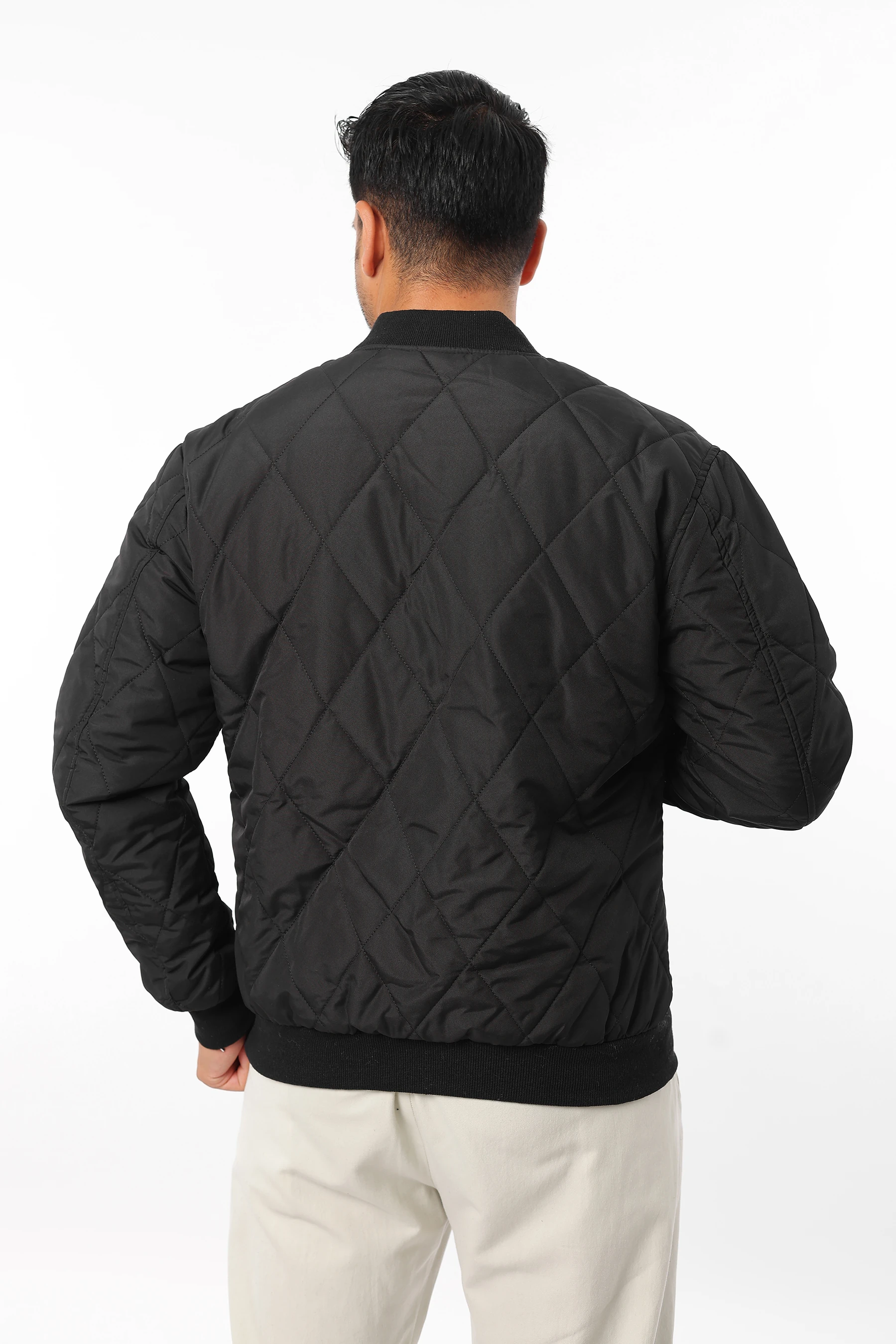 Erkek Bomber Mevsimlik Spor Kapitone Fermuarlı Mont 1202