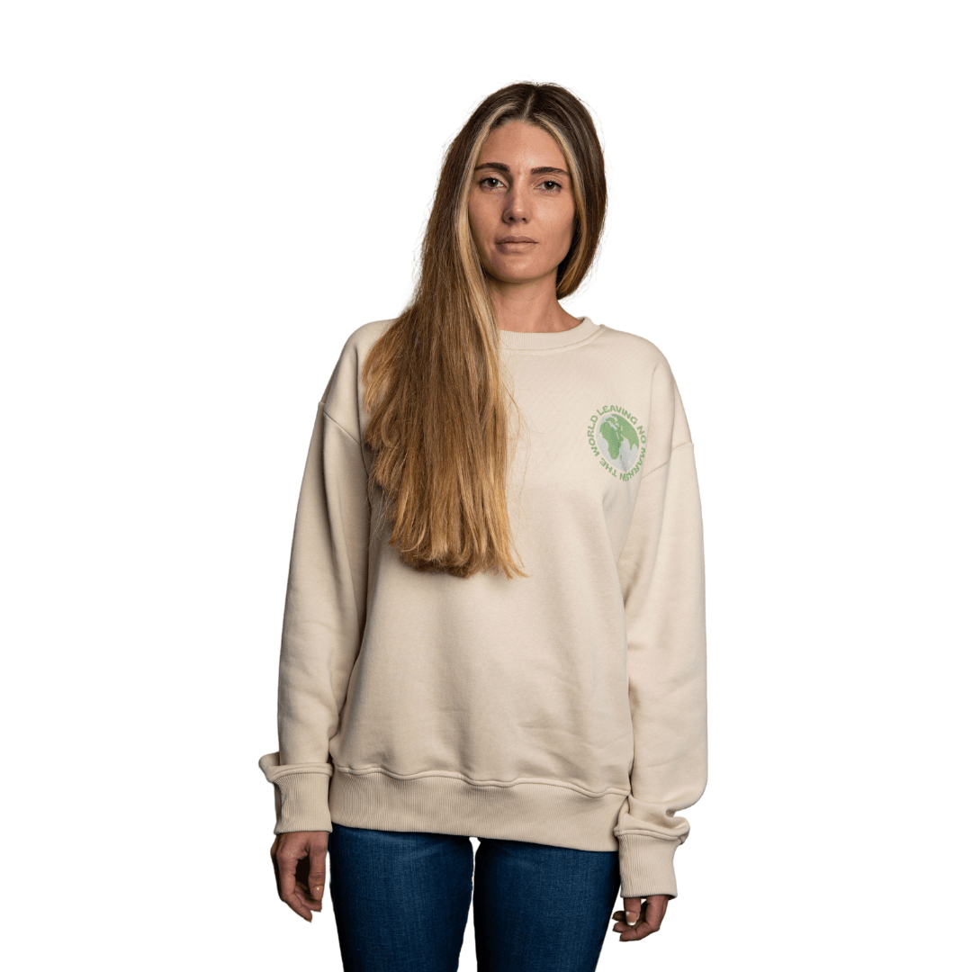 "Great Day to Save the Earth" Oversize Organik Sweatshirt
