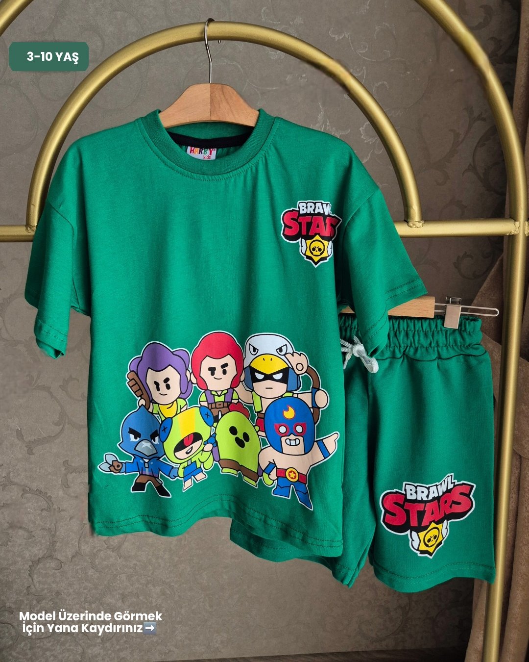 Brawl Stars Temalı Erkek Çocuk Alt Üst Takım (3-10 Yaş)