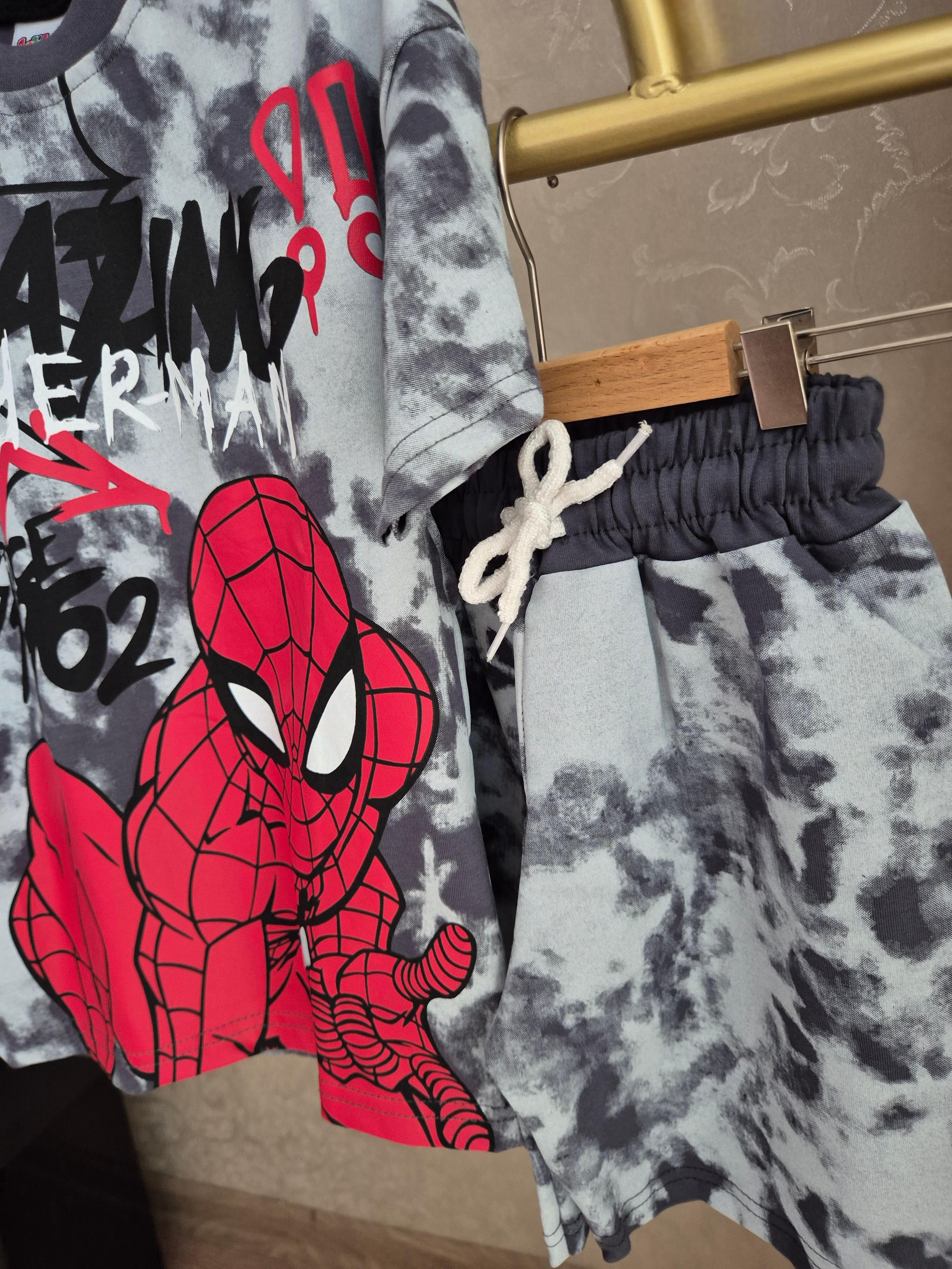 Amazing Spiderman Baskılı Erkek Çocuk Alt Üst Takım (3-10 Yaş)