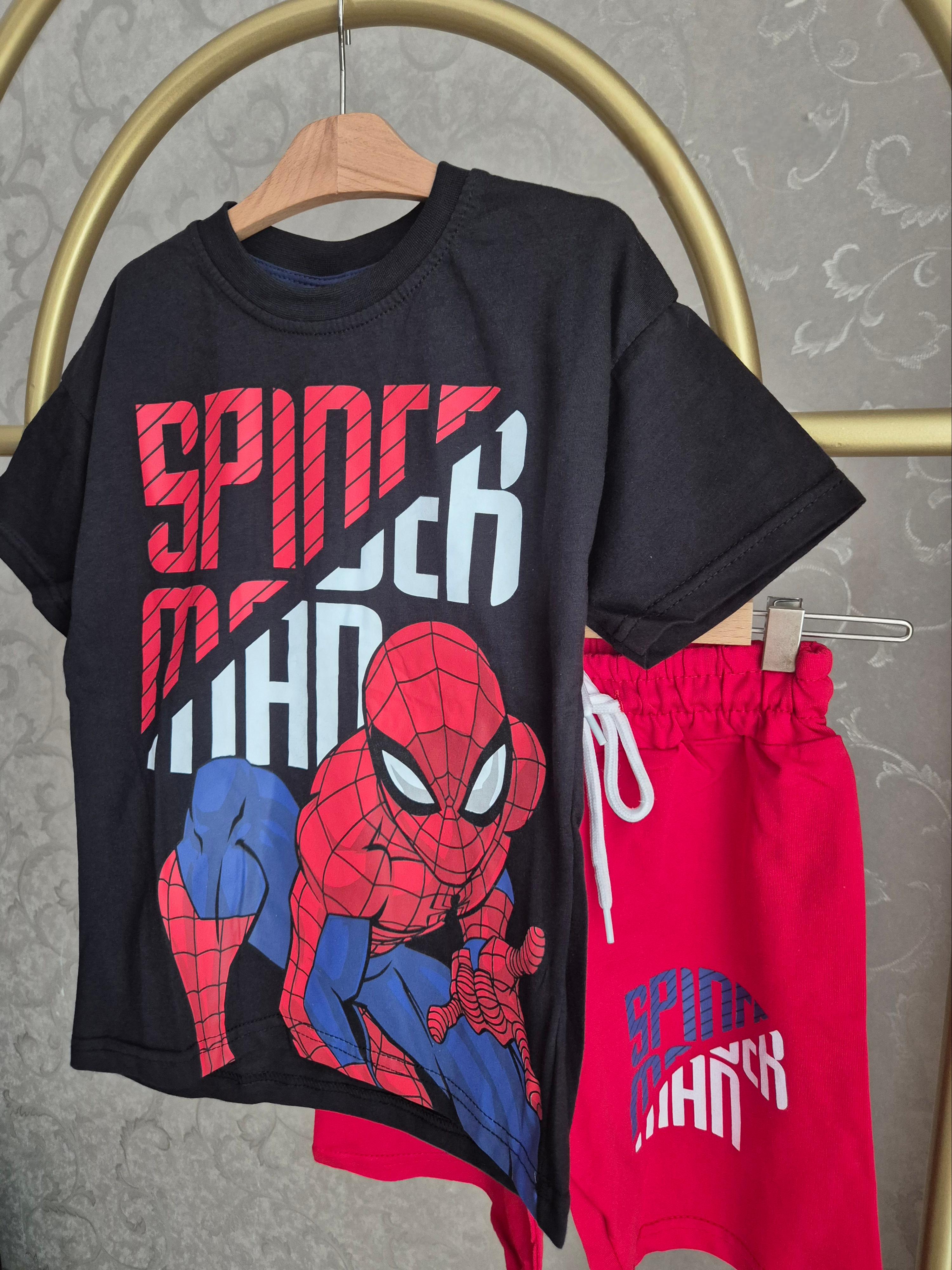 Spider Man Baskılı Erkek Çocuk Alt Üst Takım (3-10 Yaş)