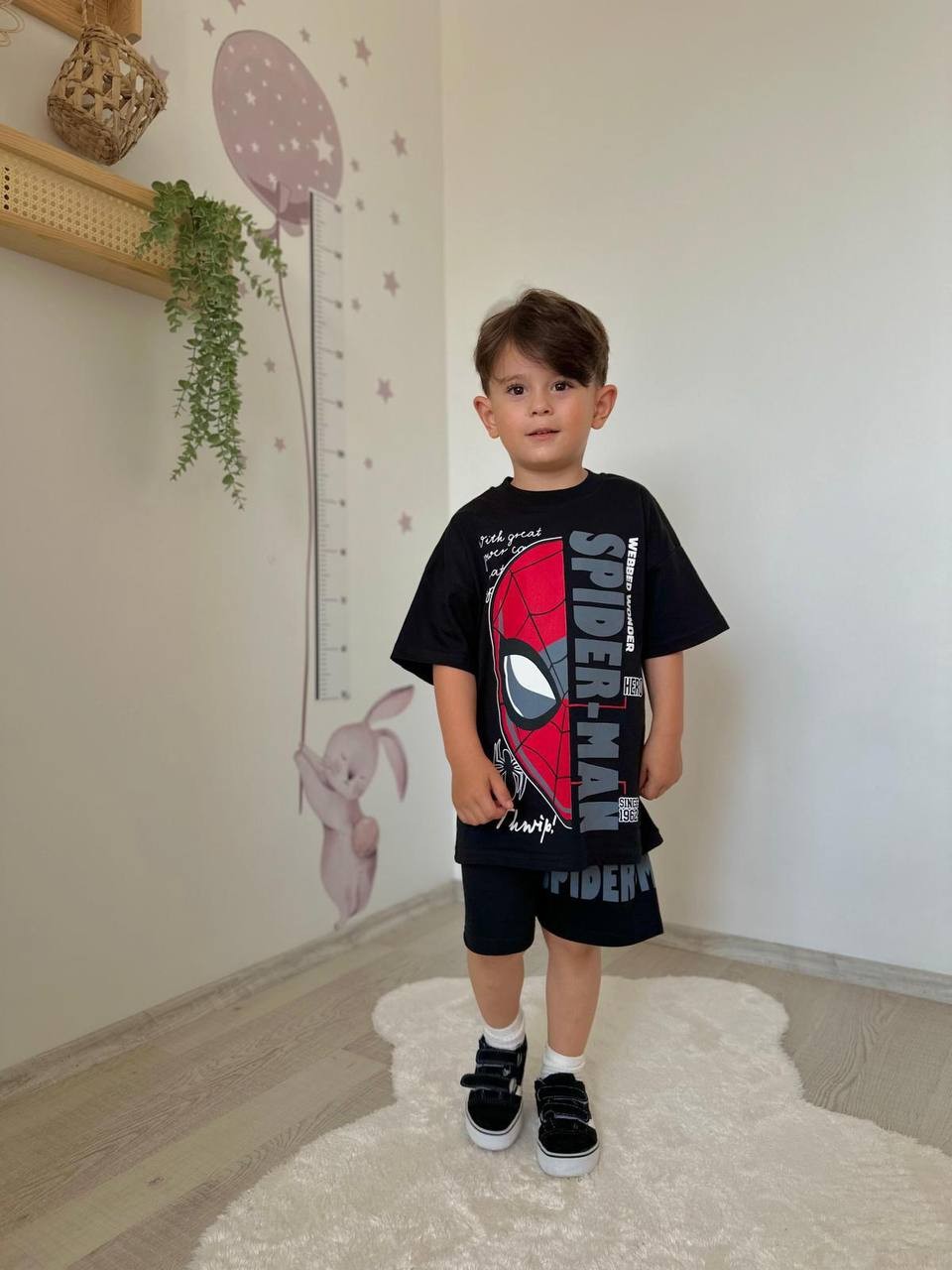 Spider Man Karakter Temalı Erkek Çocuk Alt Üst Takım (3-10 Yaş)