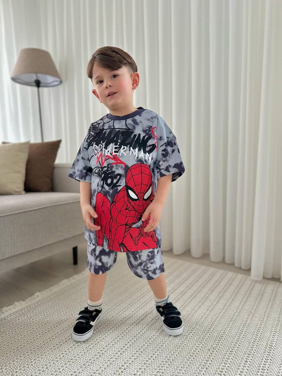 Amazing Spiderman Baskılı Erkek Çocuk Alt Üst Takım (3-10 Yaş)