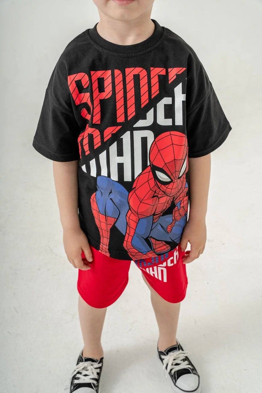 Spider Man Baskılı Erkek Çocuk Alt Üst Takım (3-10 Yaş)