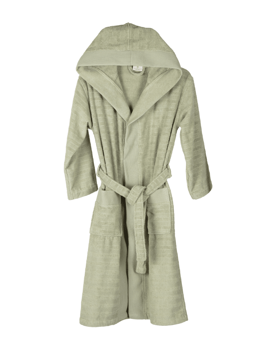 Vespera Sage Green Pamuklu Bornoz