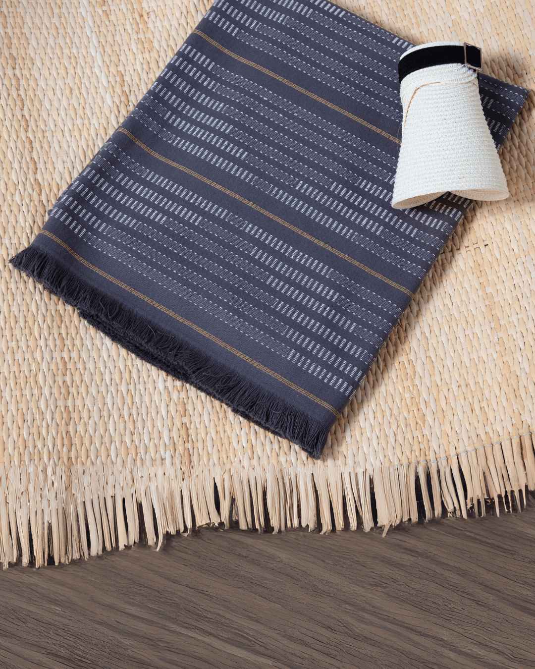 Calypso Dark Grey Plaj Havlusu