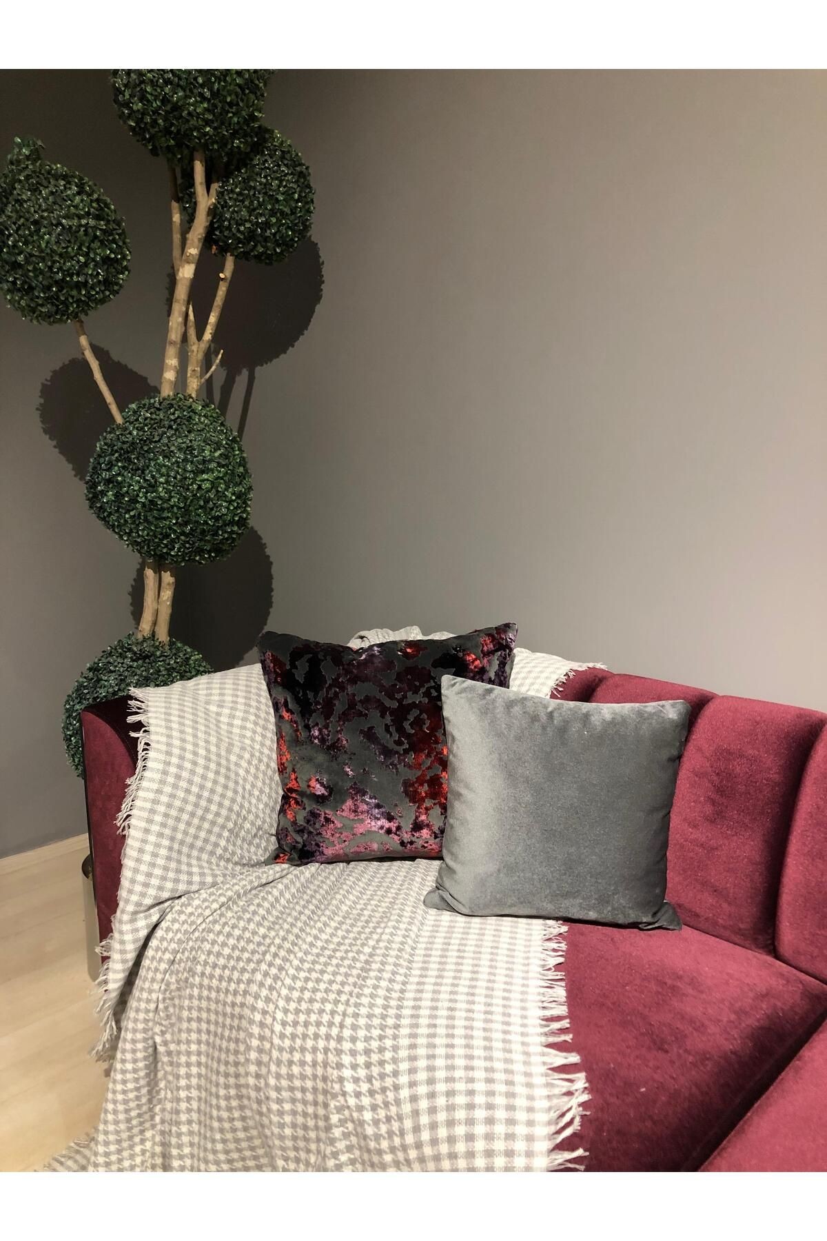 Kazayağı Desen Bağlamasız Koltuk Örtüsü 170*210 Cm