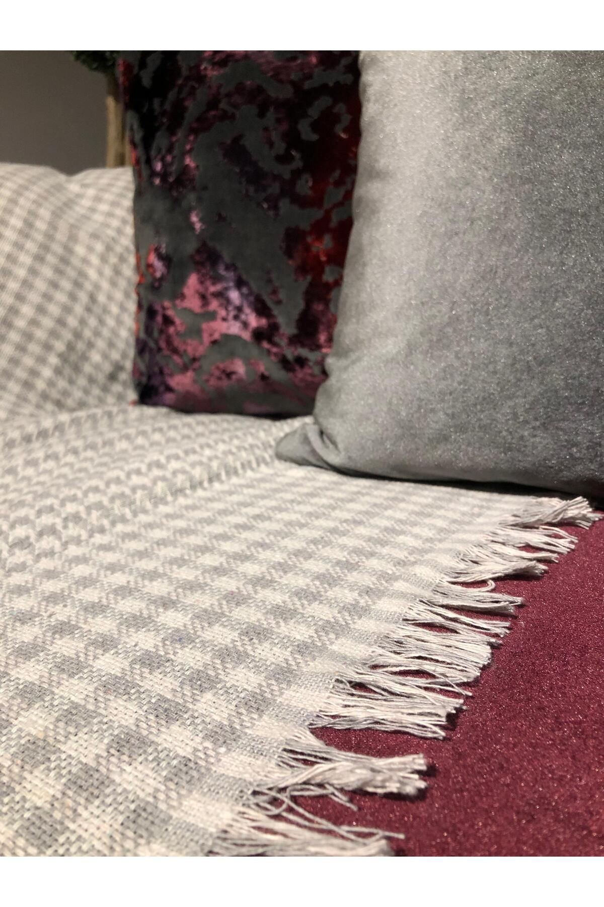 Kazayağı Desen Bağlamasız Koltuk Örtüsü 170*210 Cm
