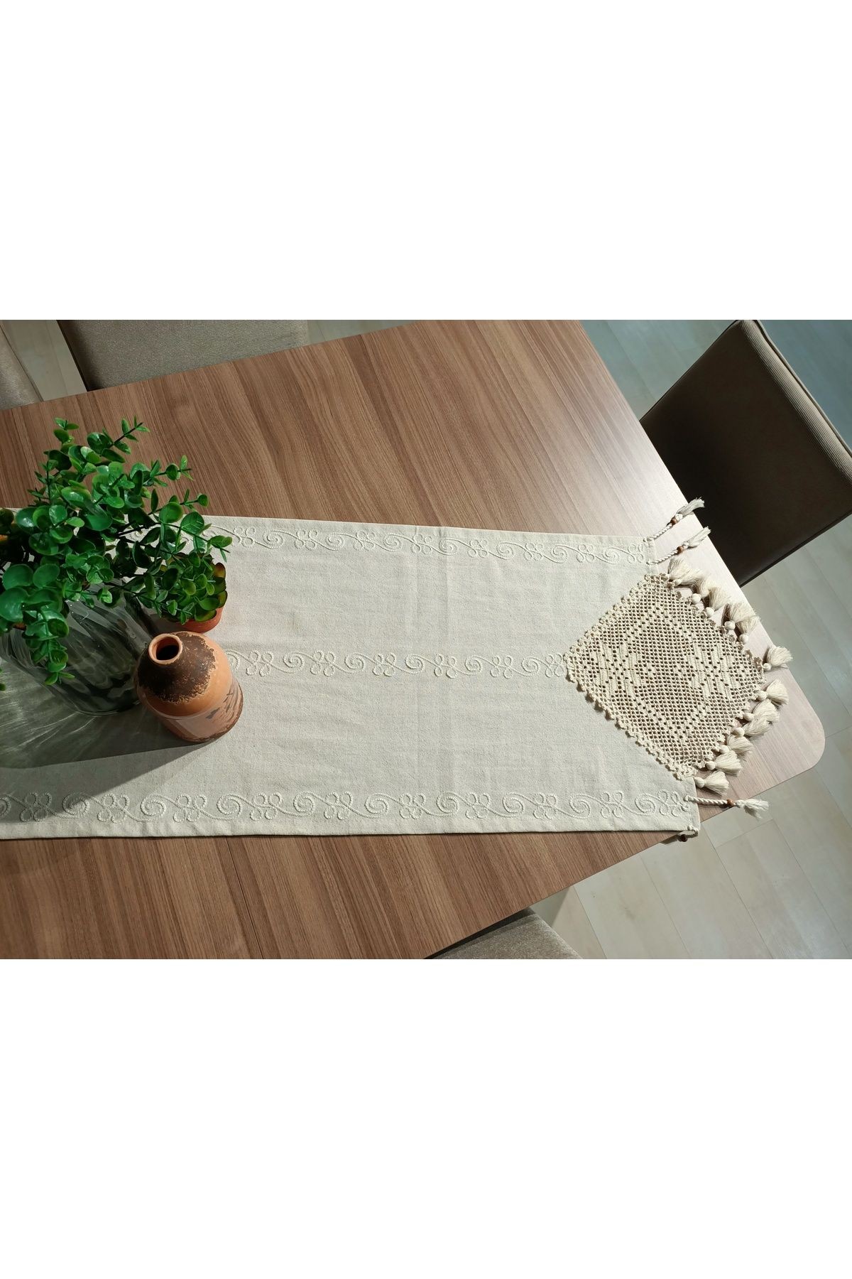 Naturel Dantelli Runner 45 x 145 cm
