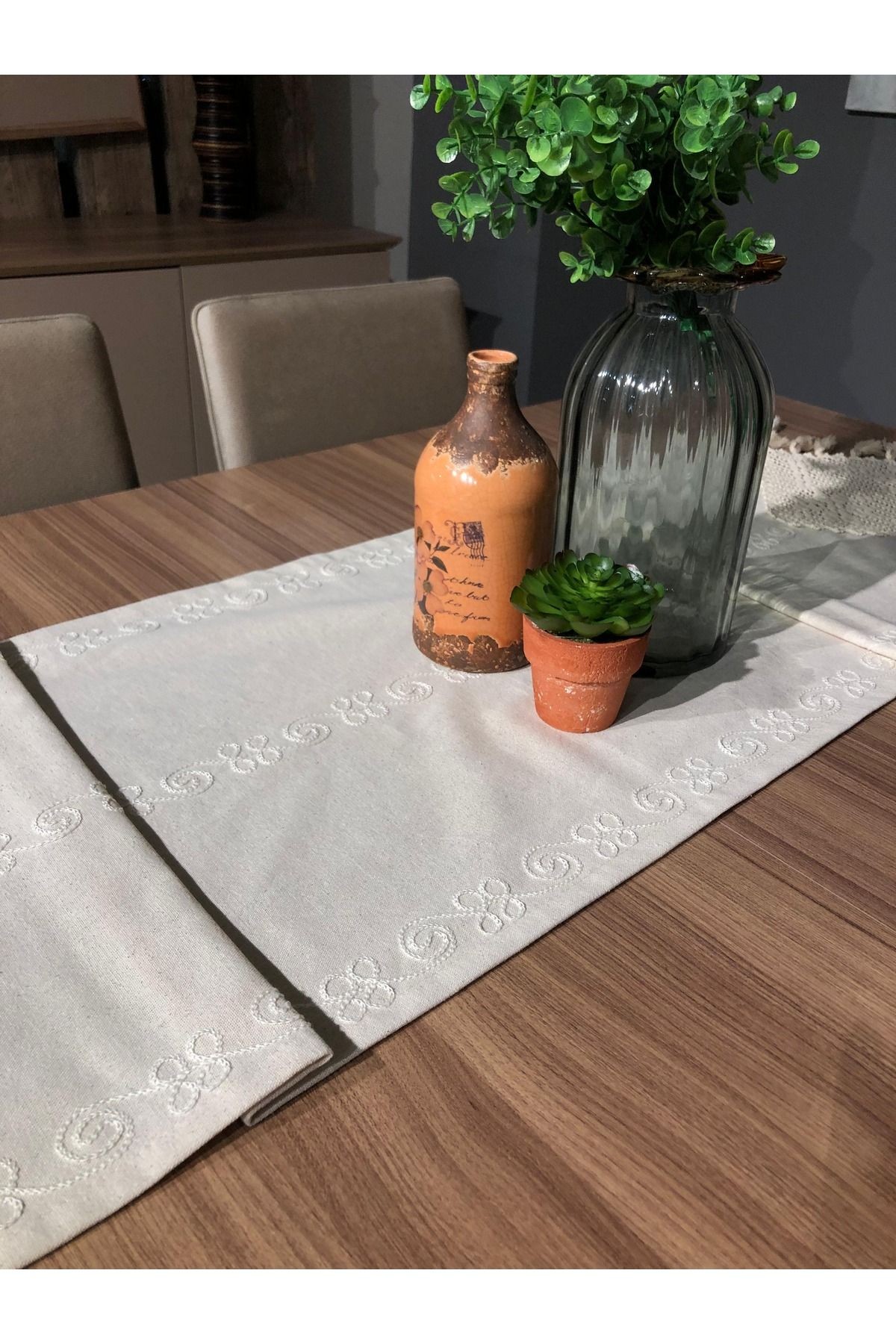 Naturel Dantelli Runner 45 x 145 cm