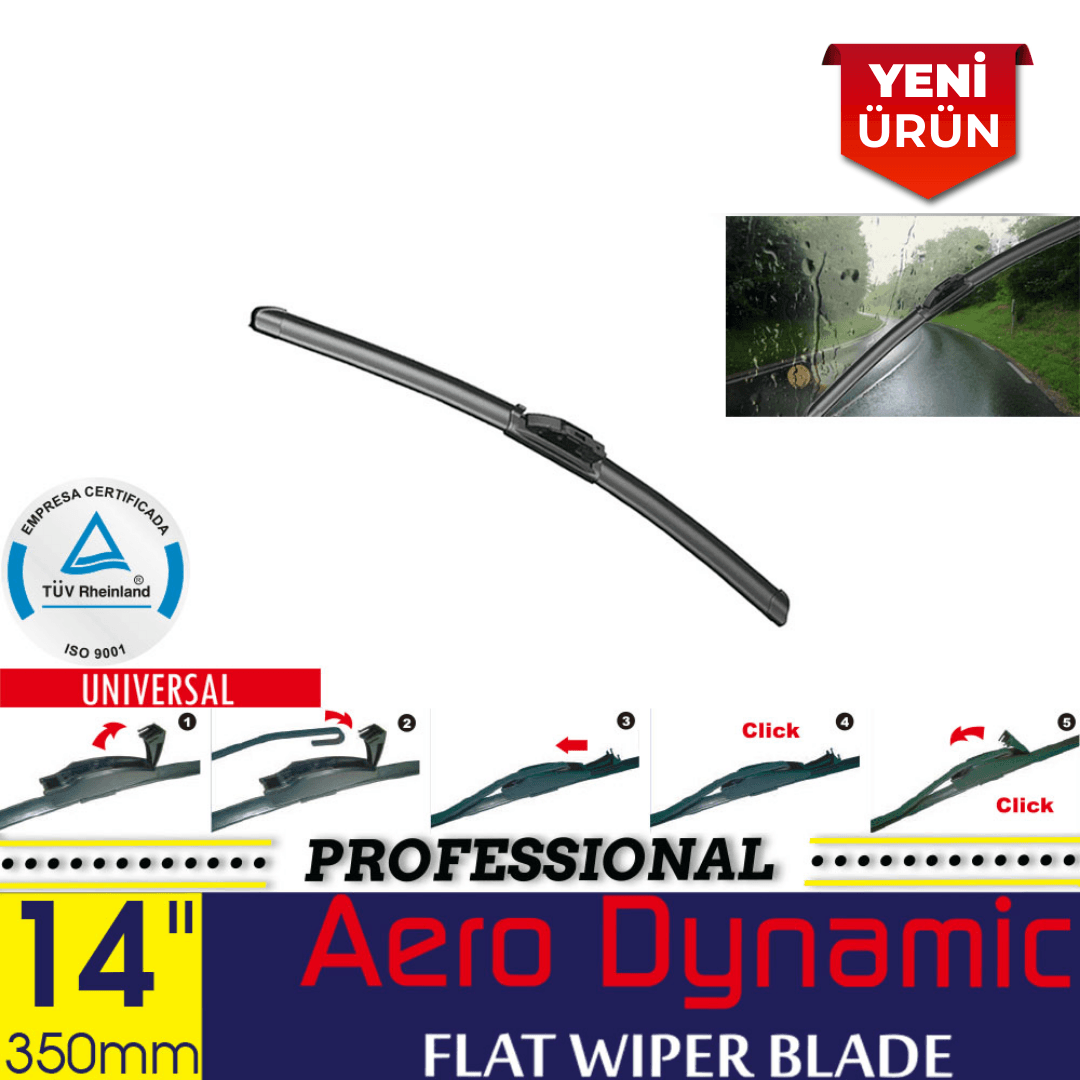 Muz Tipi Dayanıklı Araç Sileceği, Universal Uyumlu
